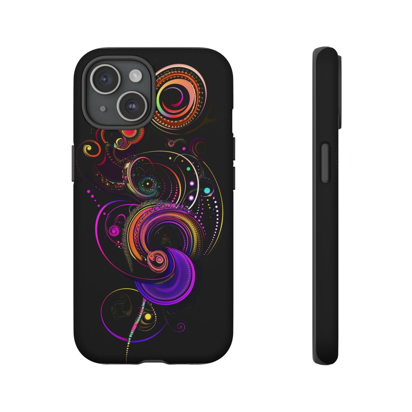 iphone case Neon Cosmic Spiral iPhone 15