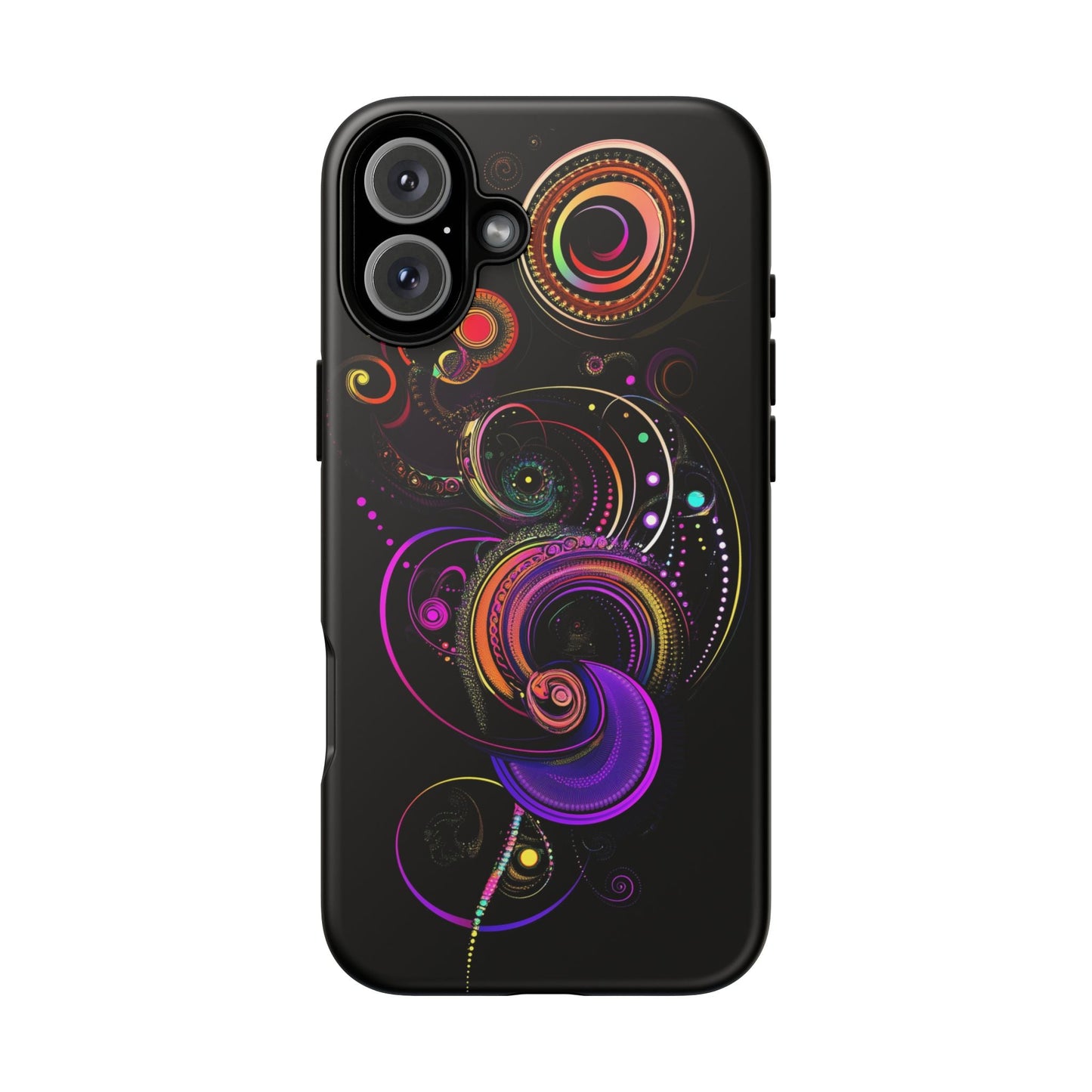 iphone case Neon Cosmic Spiral iPhone 16 Plus