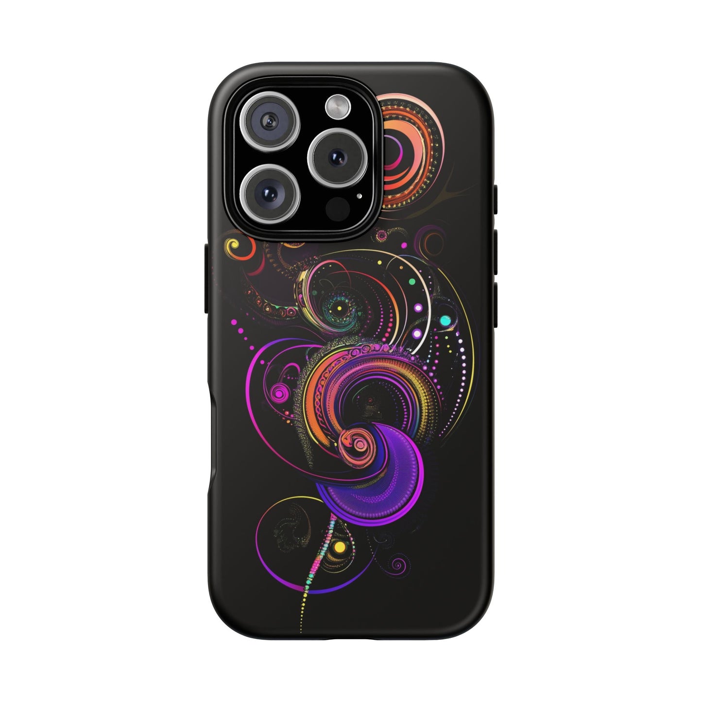iphone case Neon Cosmic Spiral iPhone 16 Pro
