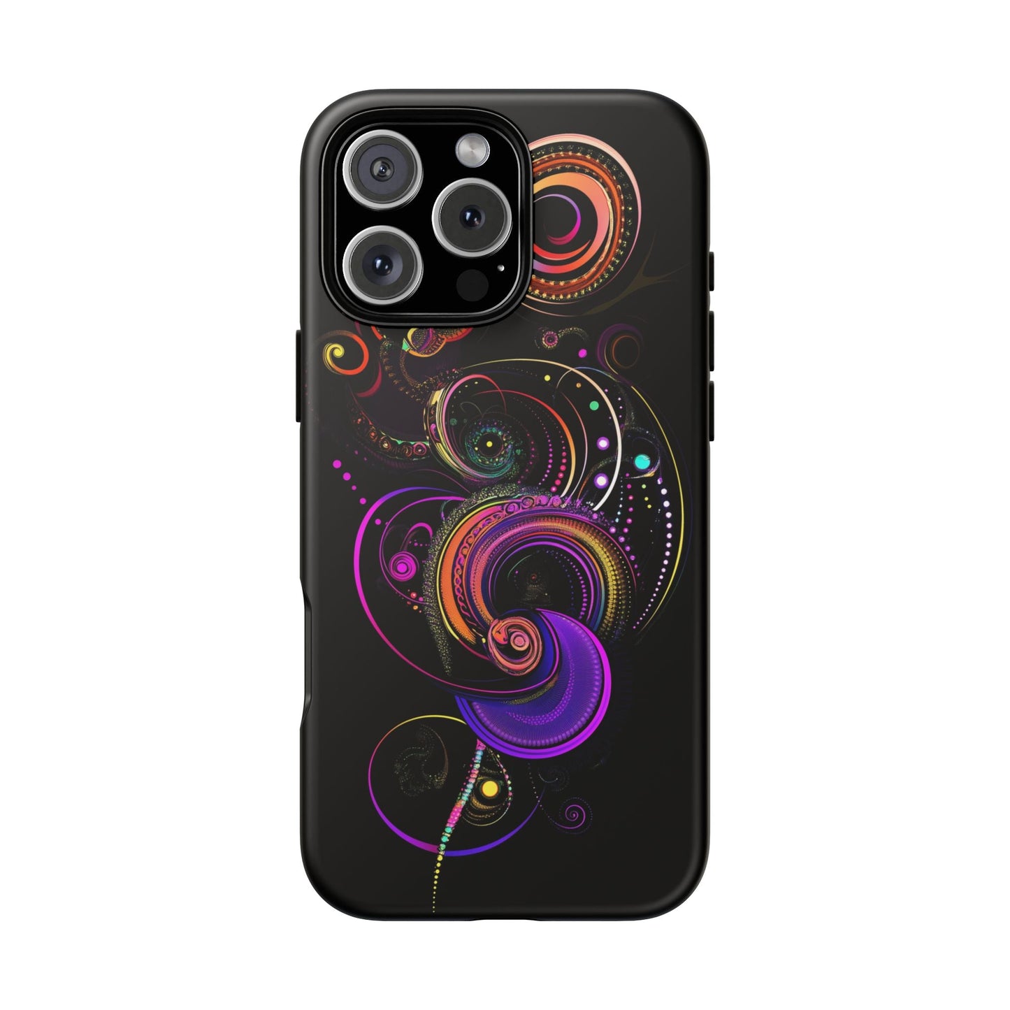 iphone case Neon Cosmic Spiral iPhone 16 Pro Max