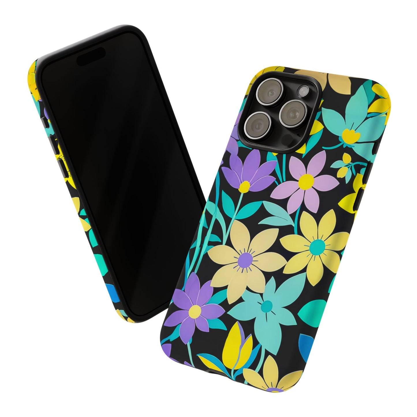iphone case Neon Petal Paradise