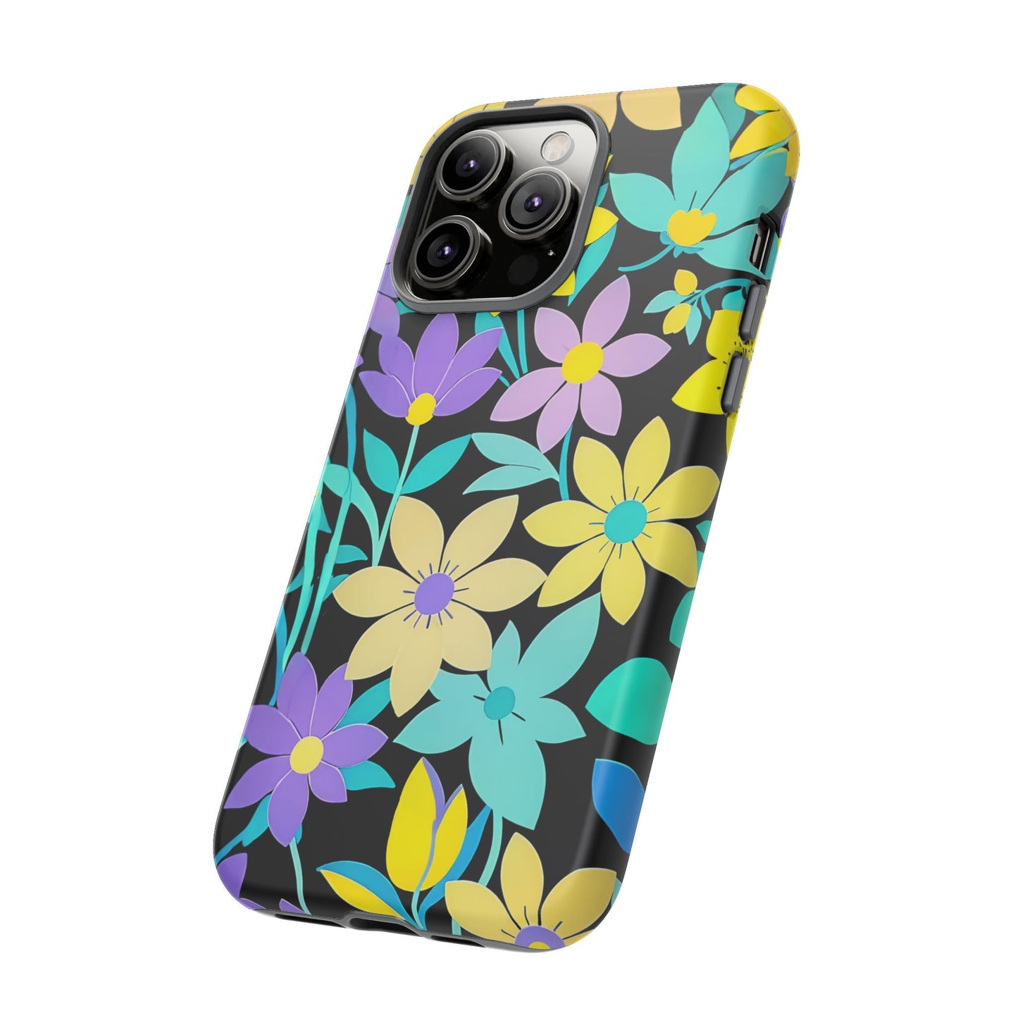 iphone case Neon Petal Paradise