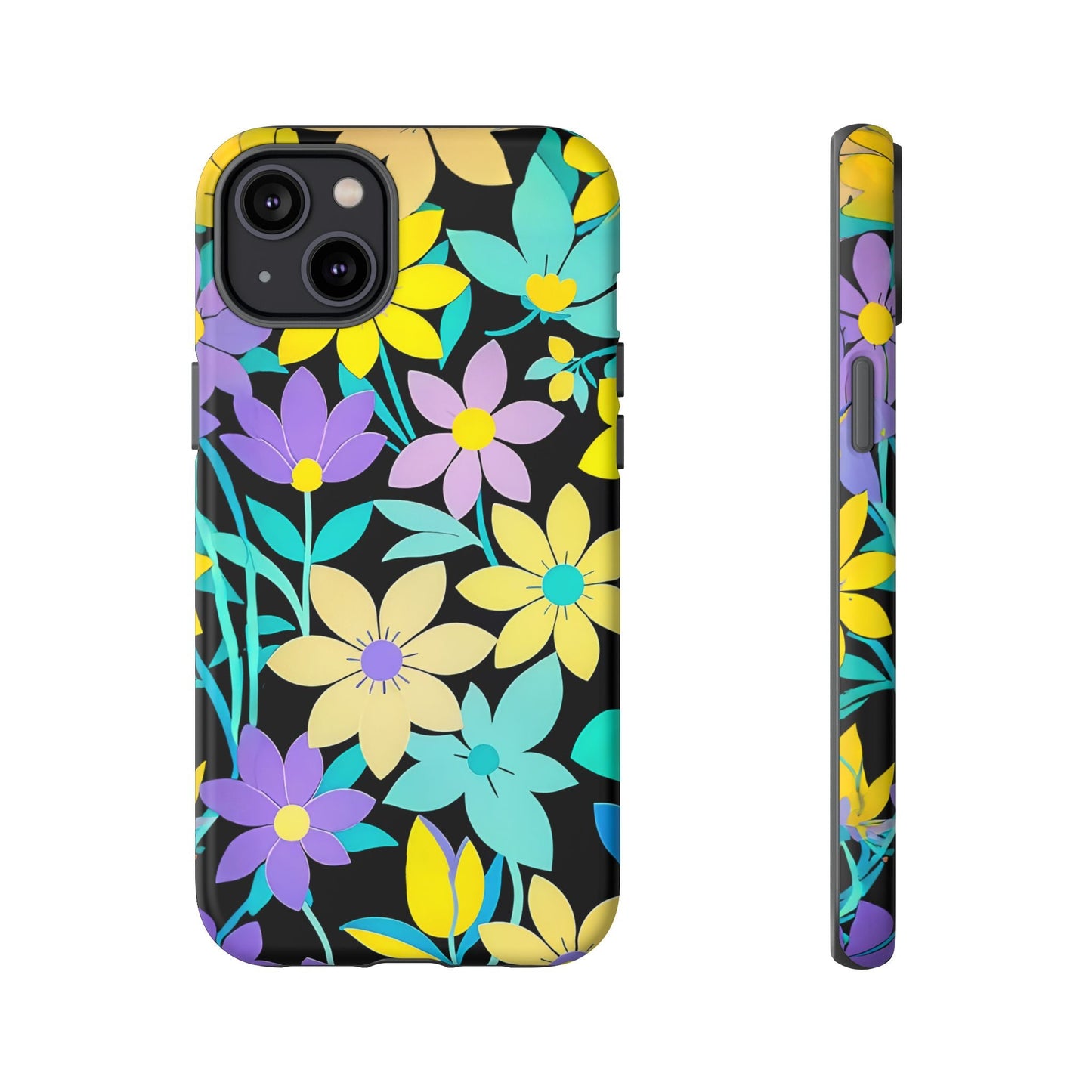 iphone case Neon Petal Paradise iPhone 14 Plus