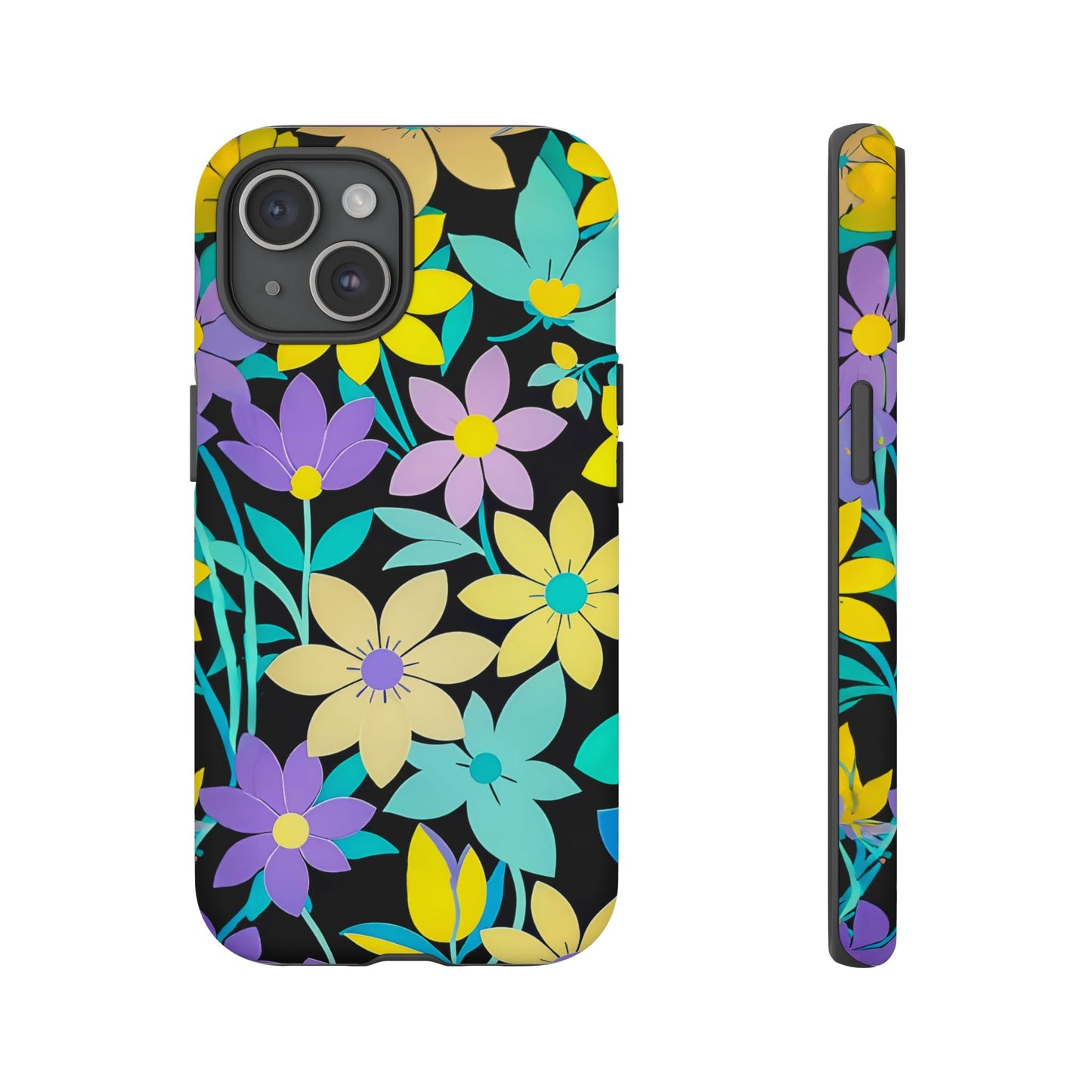 iphone case Neon Petal Paradise iPhone 15