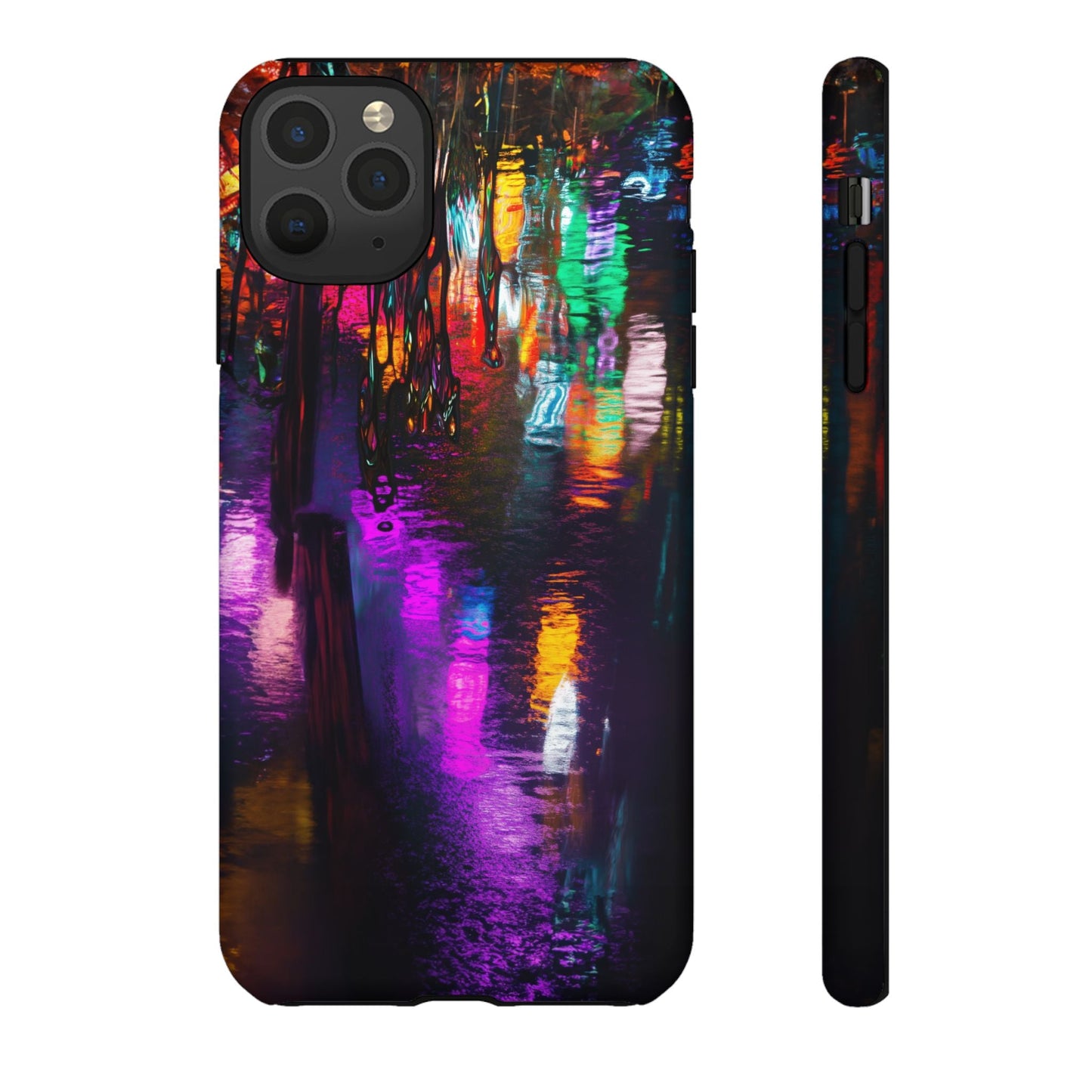 iphone case Neon Rain Reflections iPhone 11 Pro Max