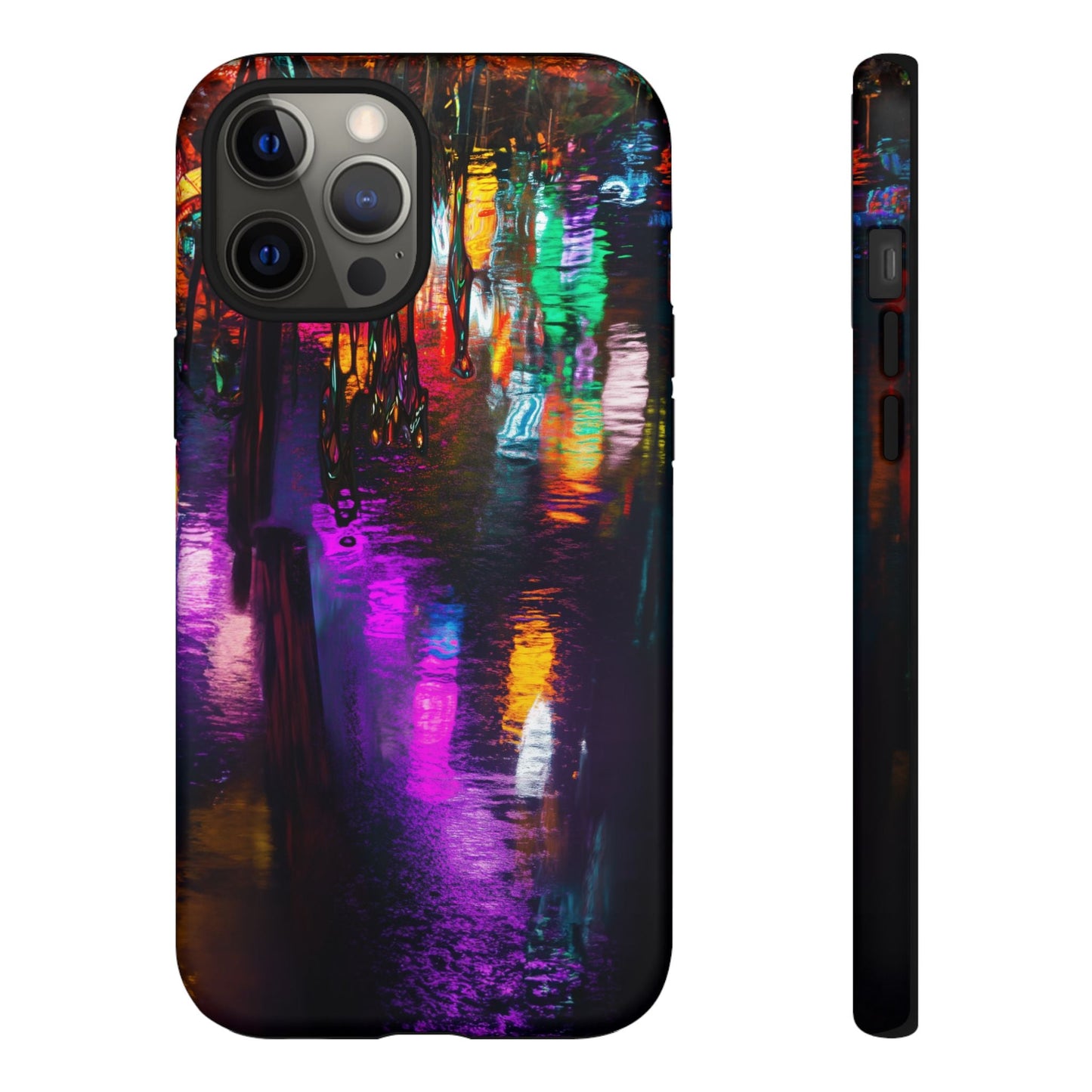 iphone case Neon Rain Reflections iPhone 12 Pro Max