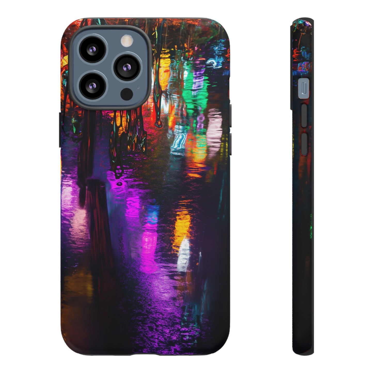 iphone case Neon Rain Reflections iPhone 13 Pro Max
