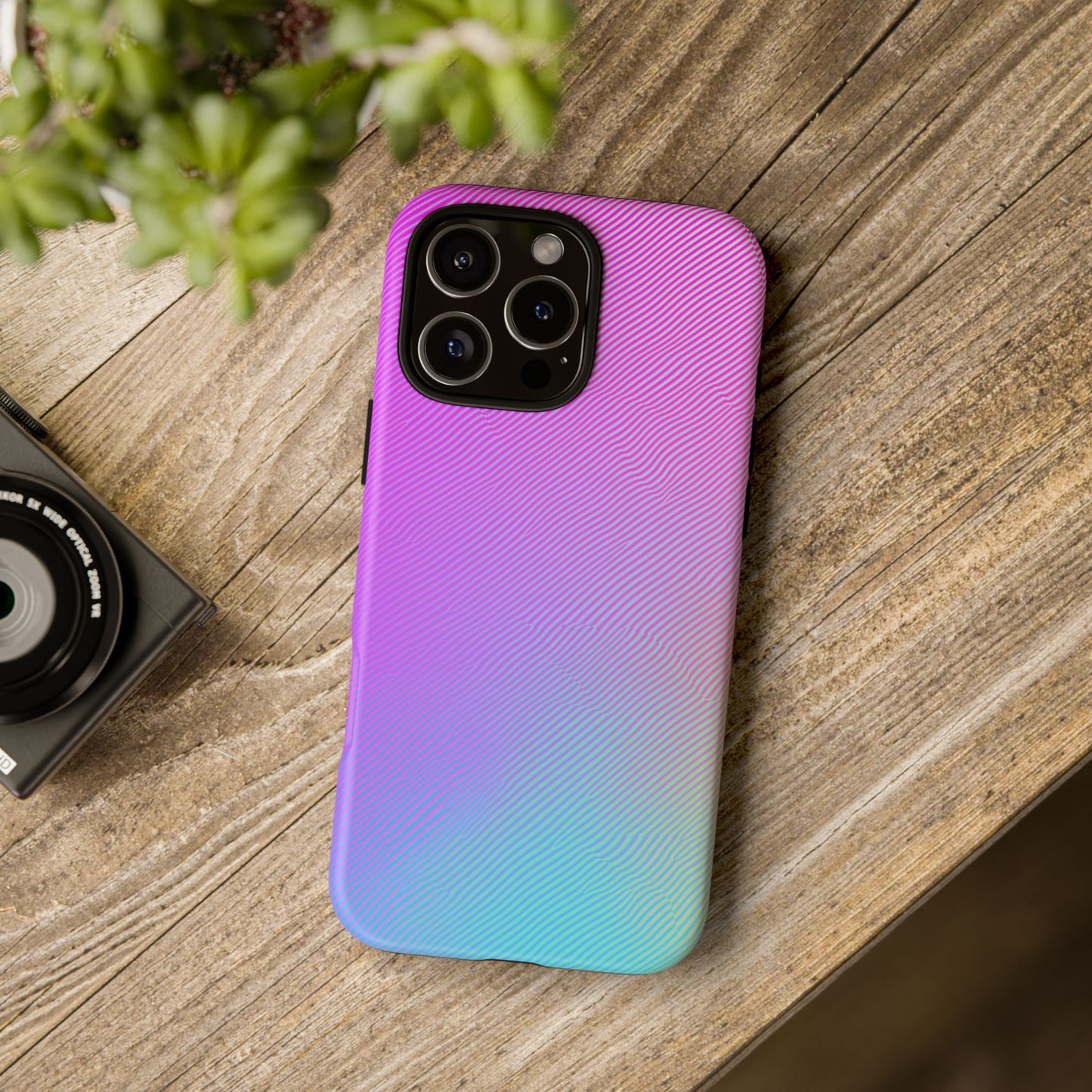 iphone case Neon Ripple Pattern