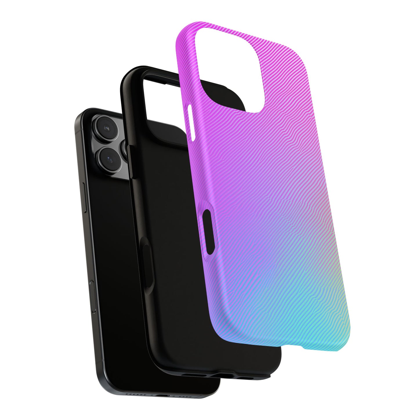 iphone case Neon Ripple Pattern