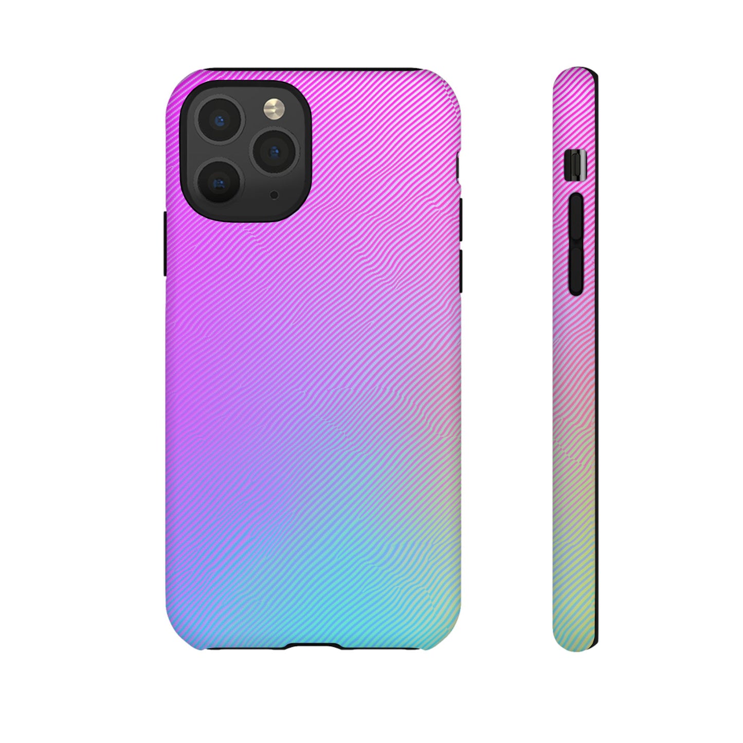 iphone case Neon Ripple Pattern iPhone 11 Pro