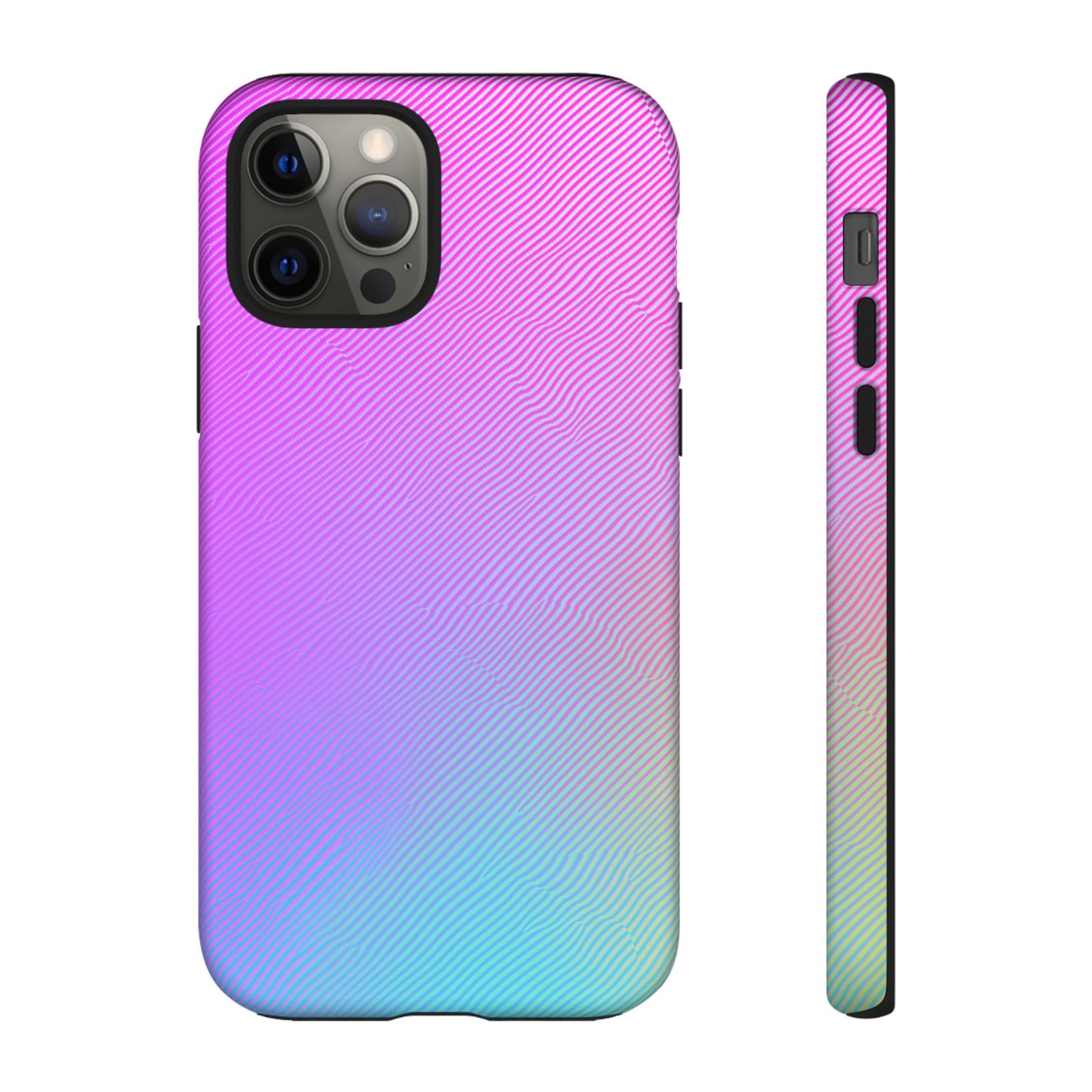 iphone case Neon Ripple Pattern iPhone 12 Pro
