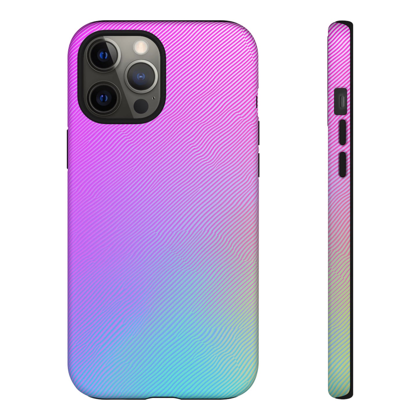 iphone case Neon Ripple Pattern iPhone 12 Pro Max