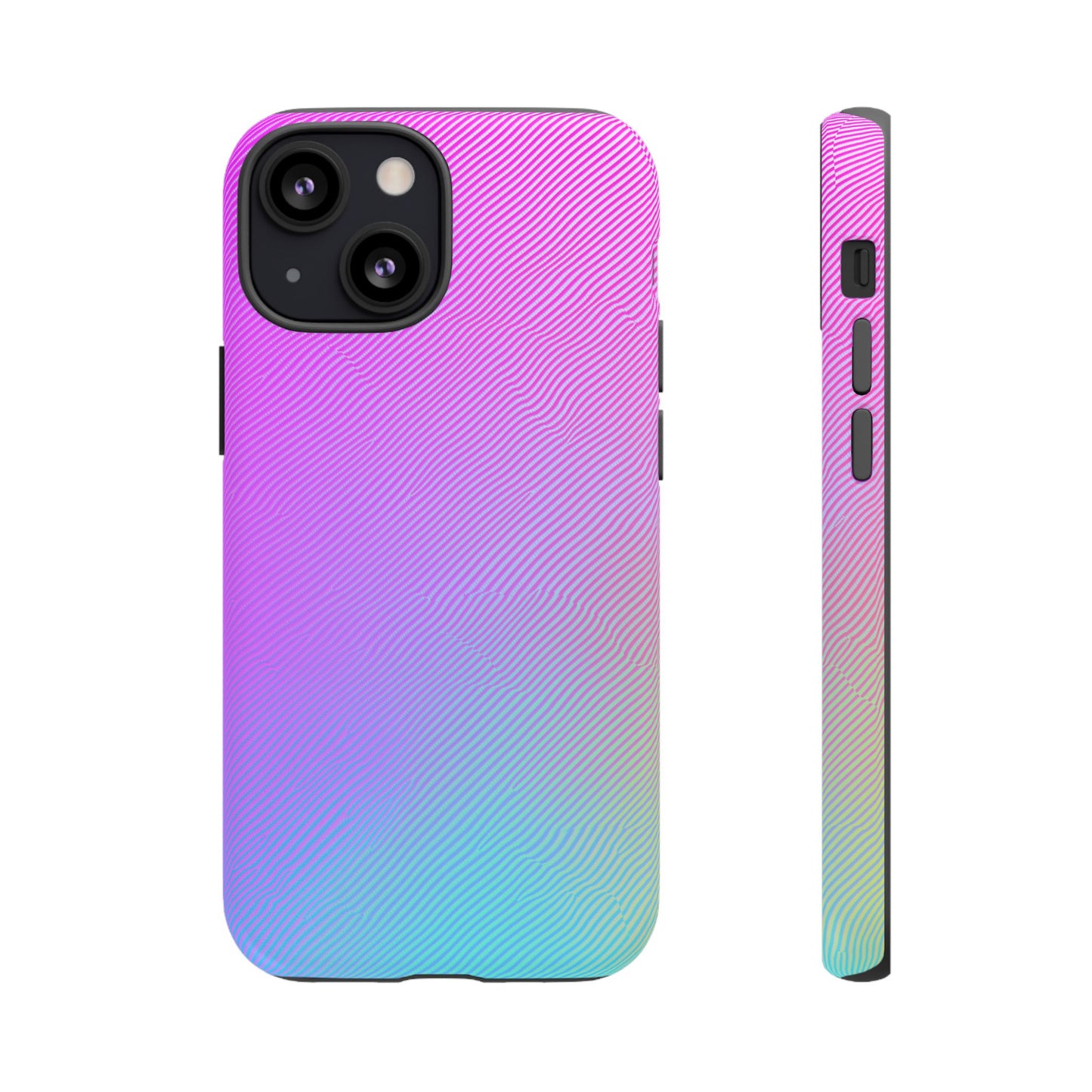 iphone case Neon Ripple Pattern iPhone 13 Mini