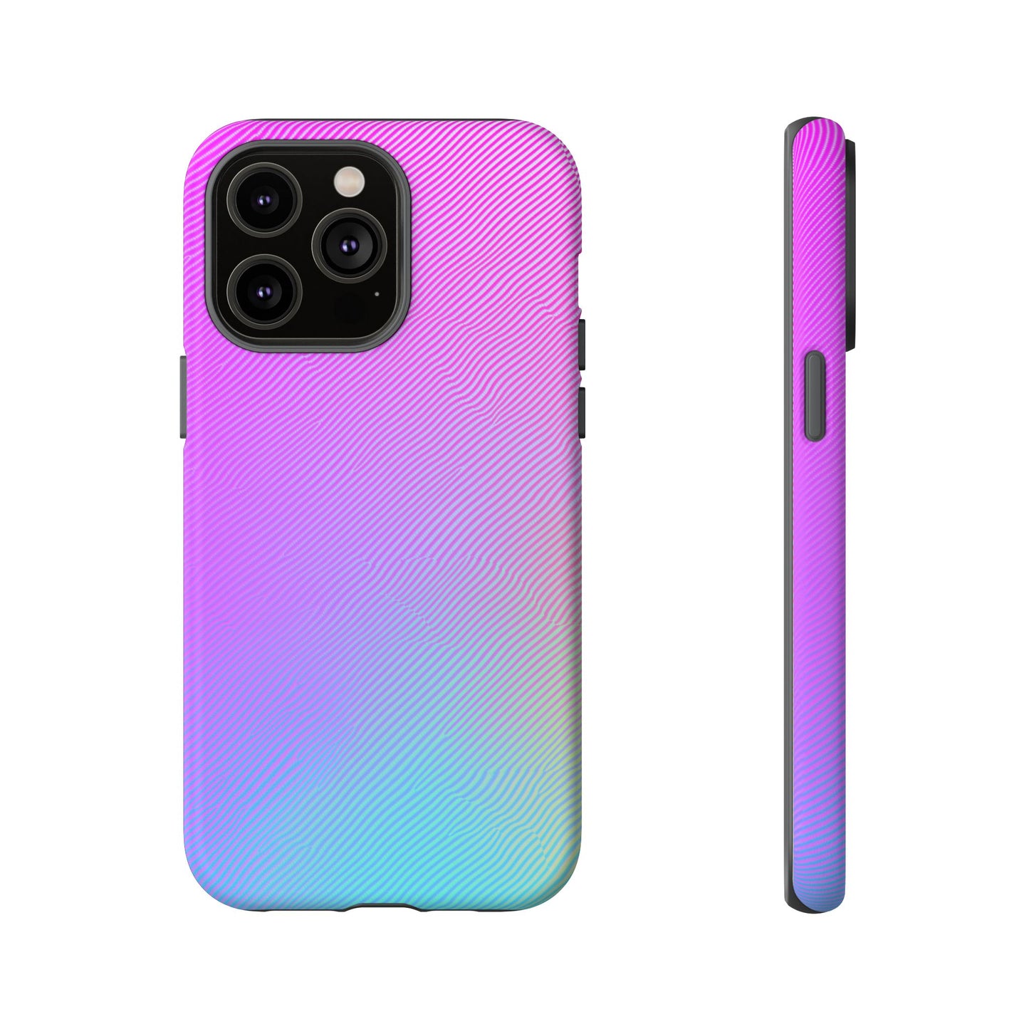 iphone case Neon Ripple Pattern iPhone 14 Pro Max