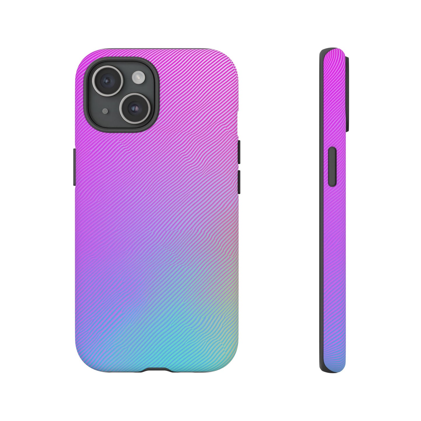 iphone case Neon Ripple Pattern iPhone 15
