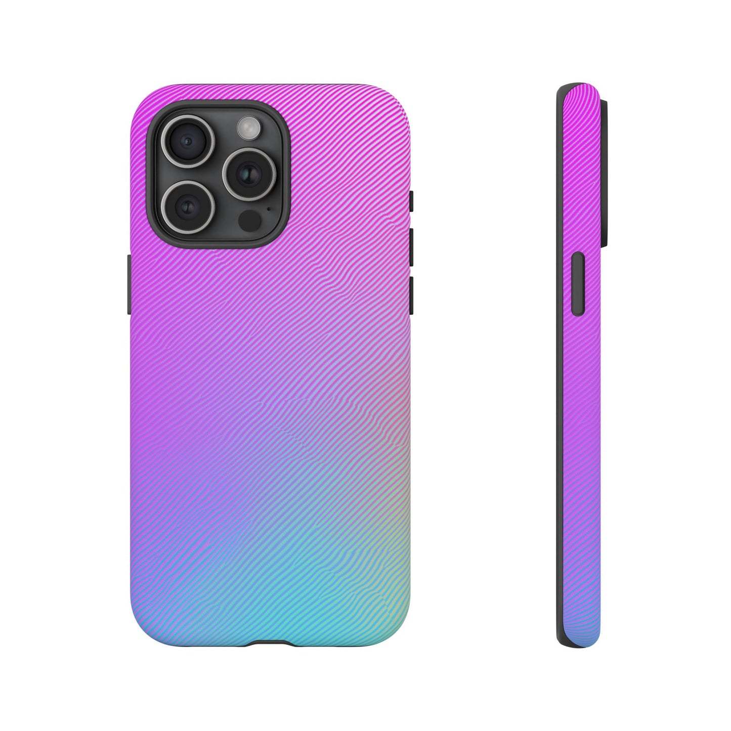 iphone case Neon Ripple Pattern iPhone 15 Pro Max