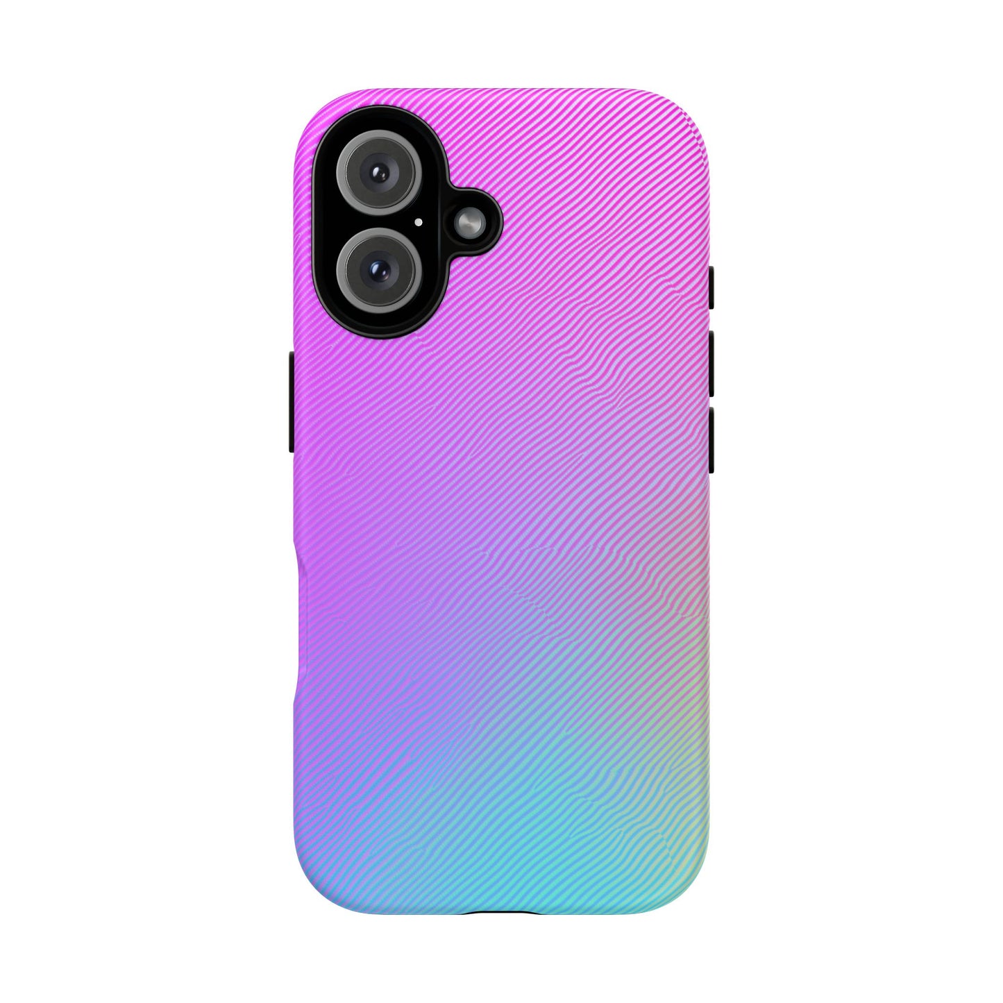 iphone case Neon Ripple Pattern iPhone 16