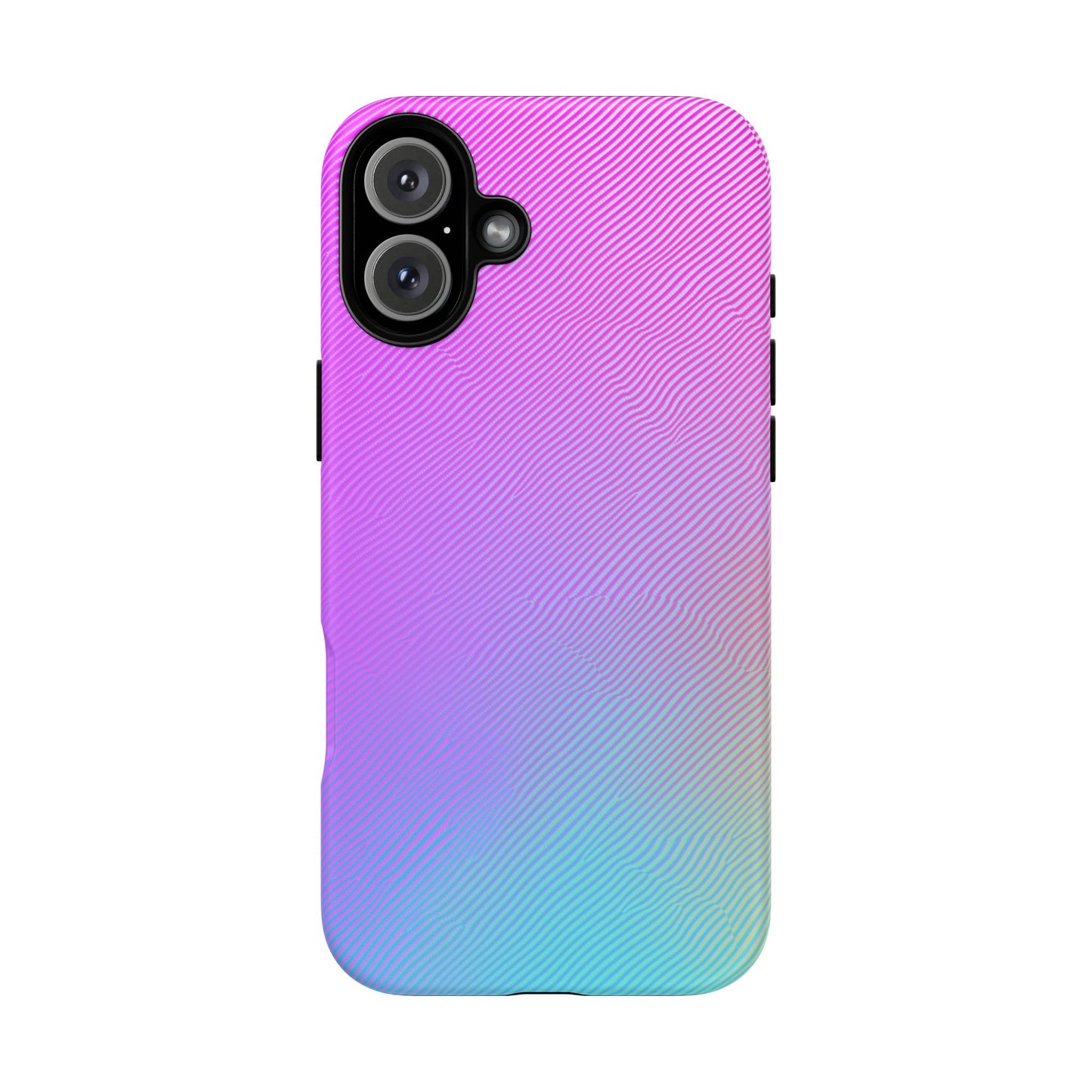 iphone case Neon Ripple Pattern iPhone 16 Plus