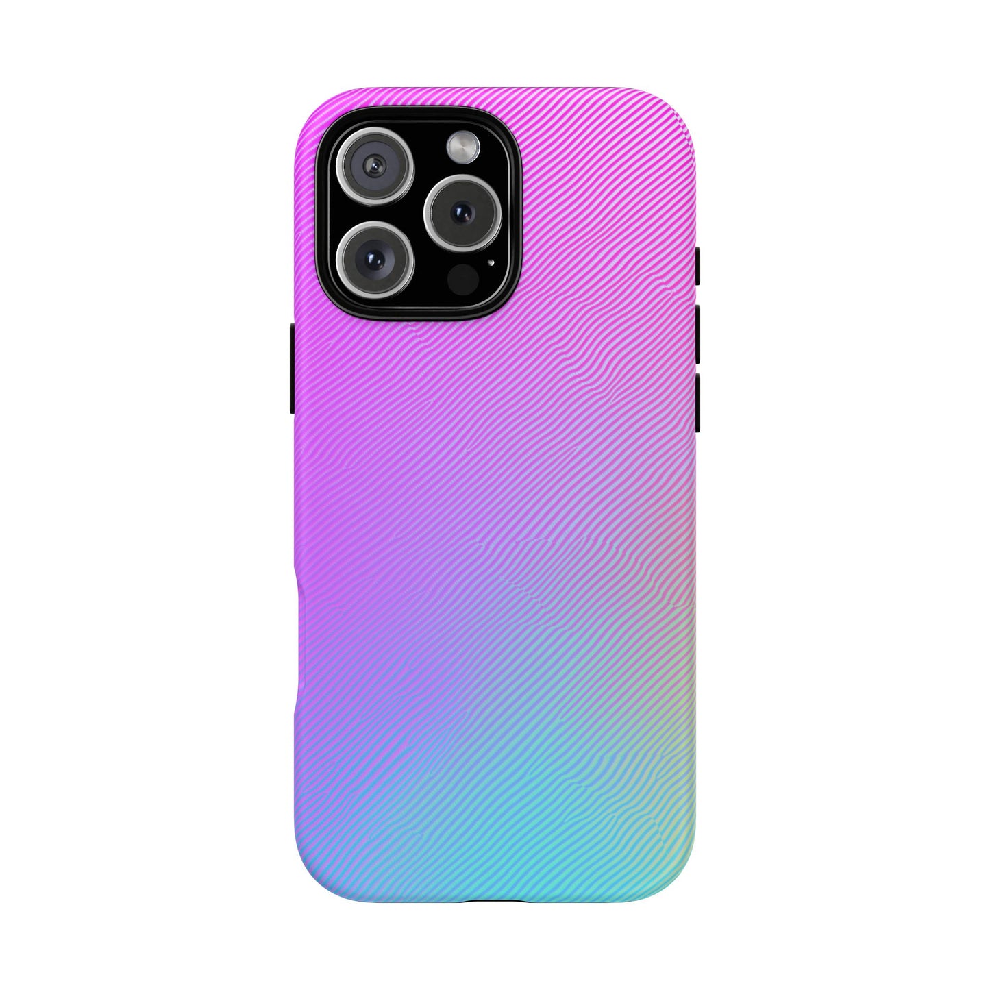 iphone case Neon Ripple Pattern iPhone 16 Pro Max
