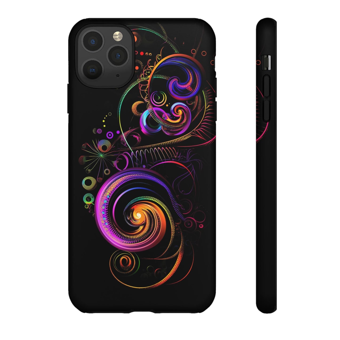 iphone case Neon Spiral Galaxy iPhone 11 Pro Max