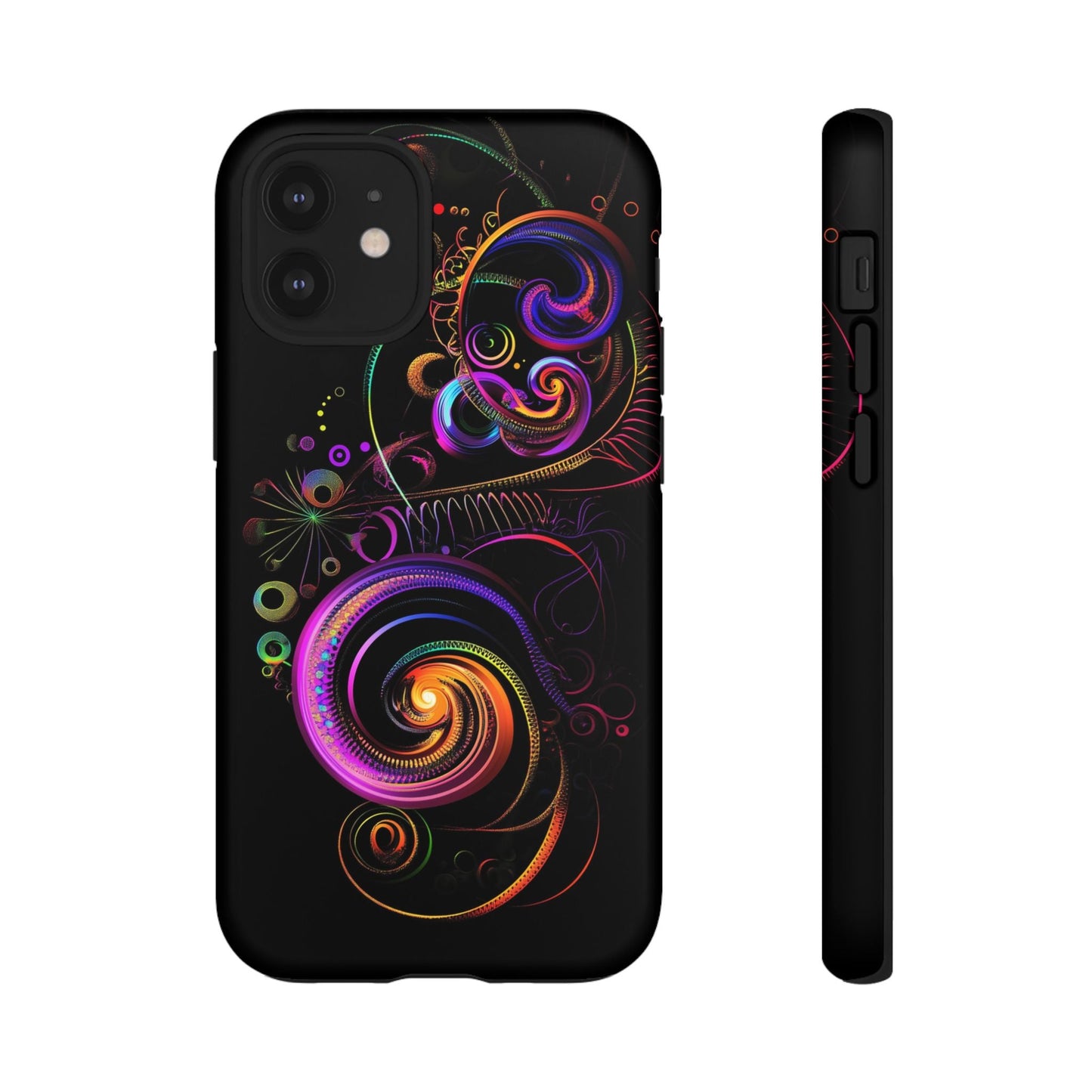 iphone case Neon Spiral Galaxy iPhone 12 Mini