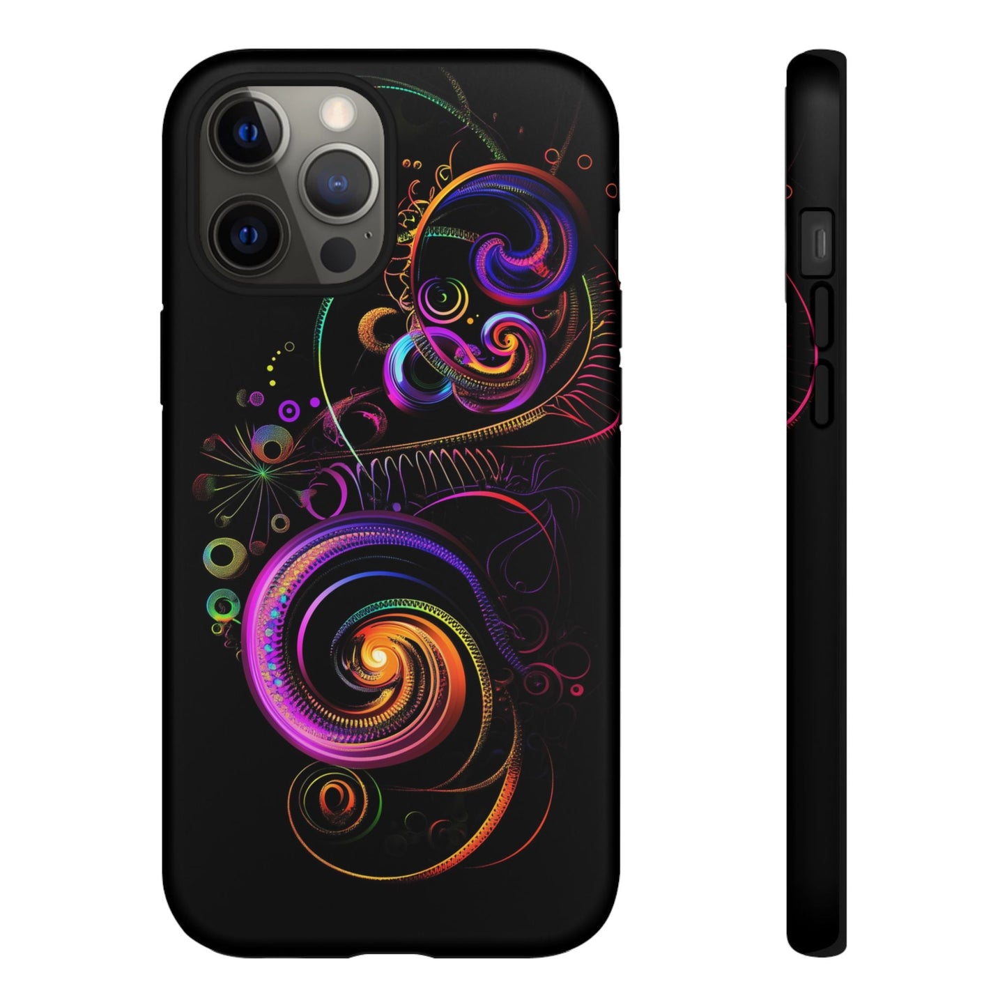 iphone case Neon Spiral Galaxy iPhone 12 Pro Max