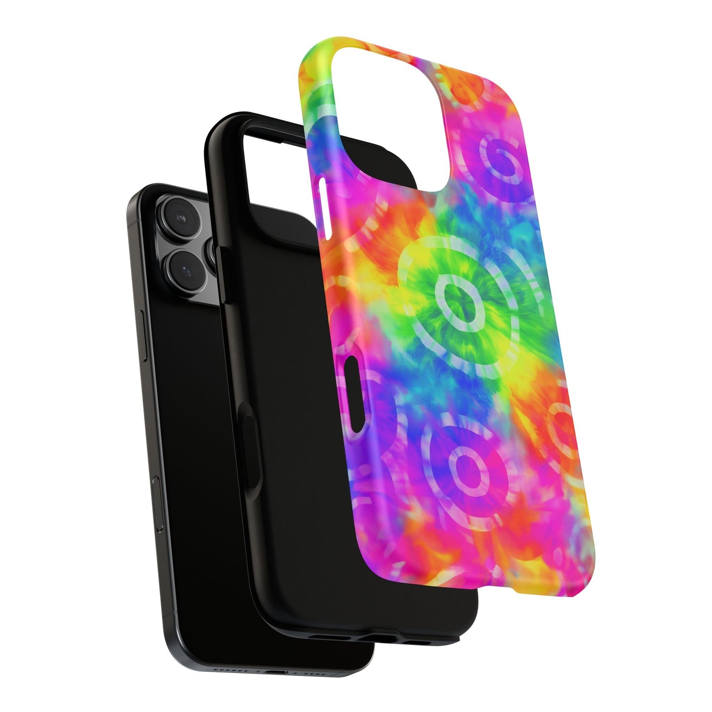iphone case Neon Tie-Dye Rings