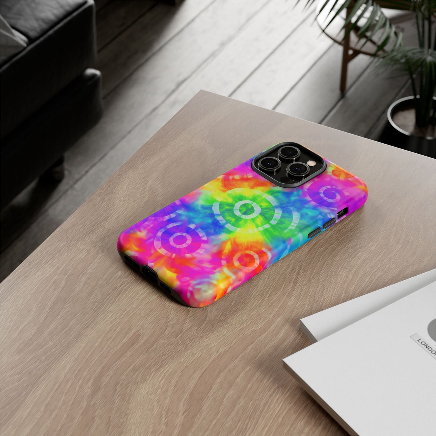 iphone case Neon Tie-Dye Rings
