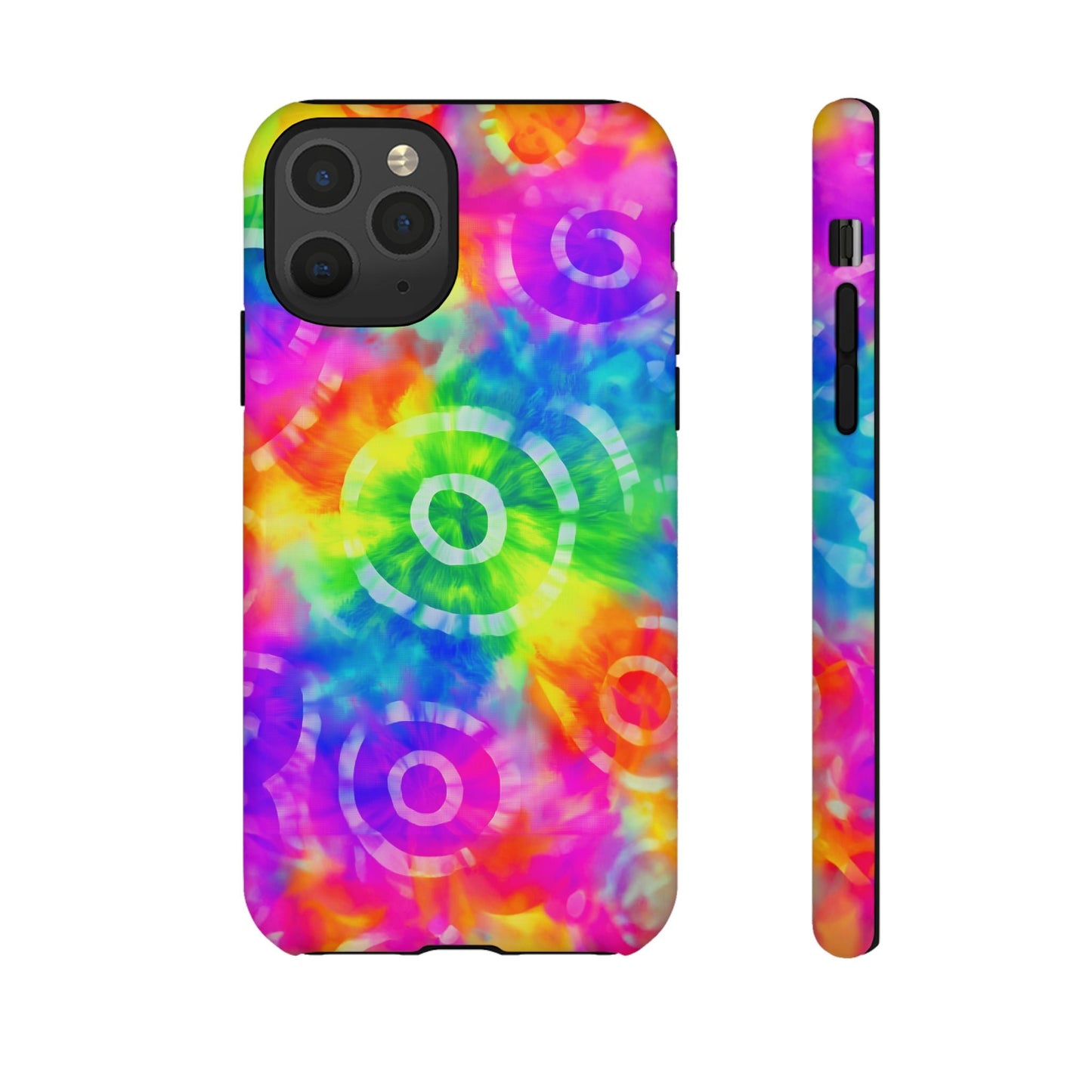 iphone case Neon Tie-Dye Rings iPhone 11 Pro