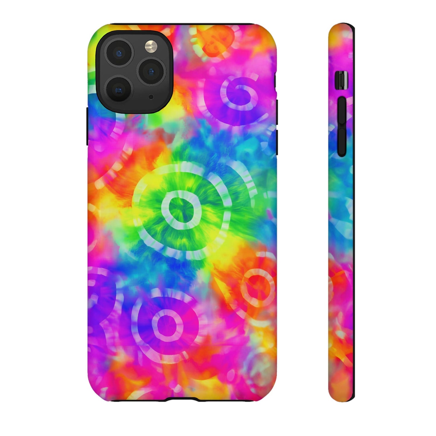 iphone case Neon Tie-Dye Rings iPhone 11 Pro Max