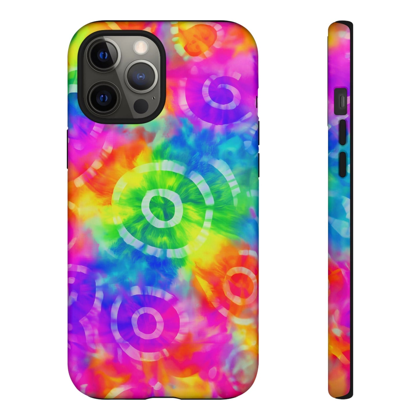 iphone case Neon Tie-Dye Rings iPhone 12 Pro Max