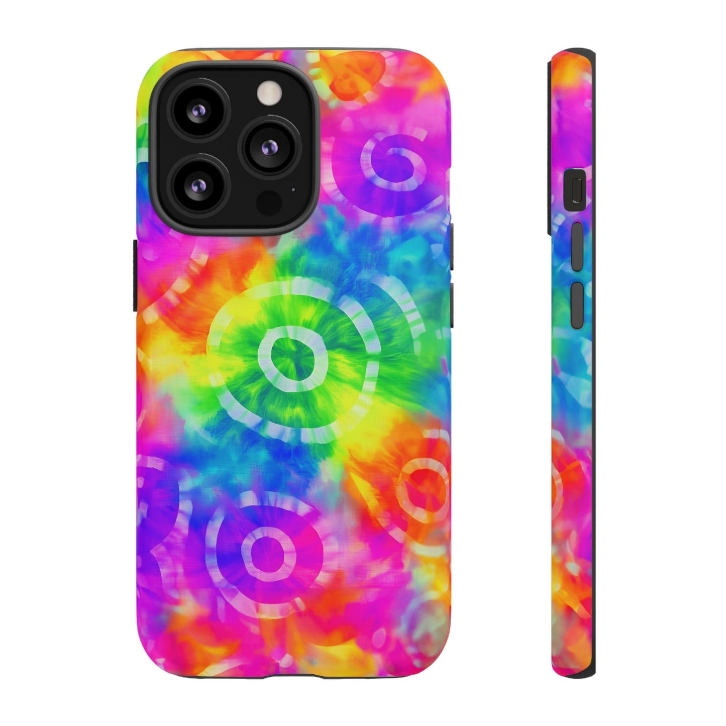 iphone case Neon Tie-Dye Rings iPhone 13 Pro