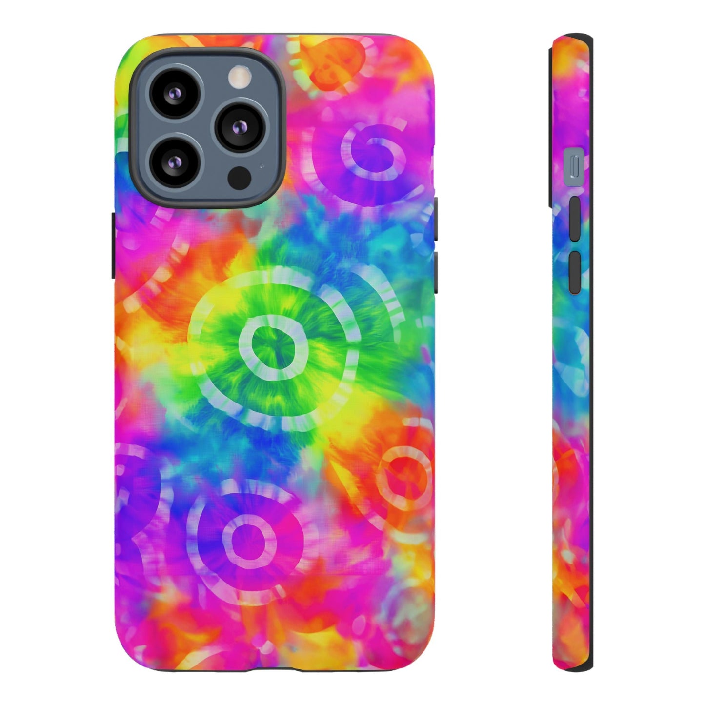 iphone case Neon Tie-Dye Rings iPhone 13 Pro Max