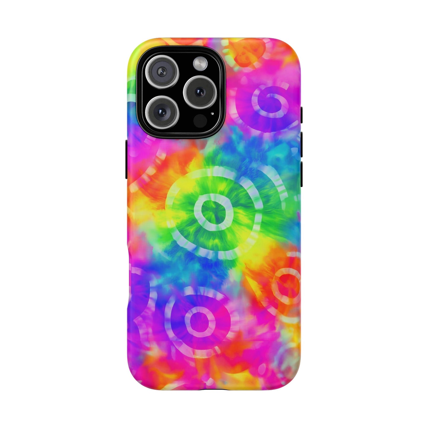iphone case Neon Tie-Dye Rings iPhone 16 Pro Max