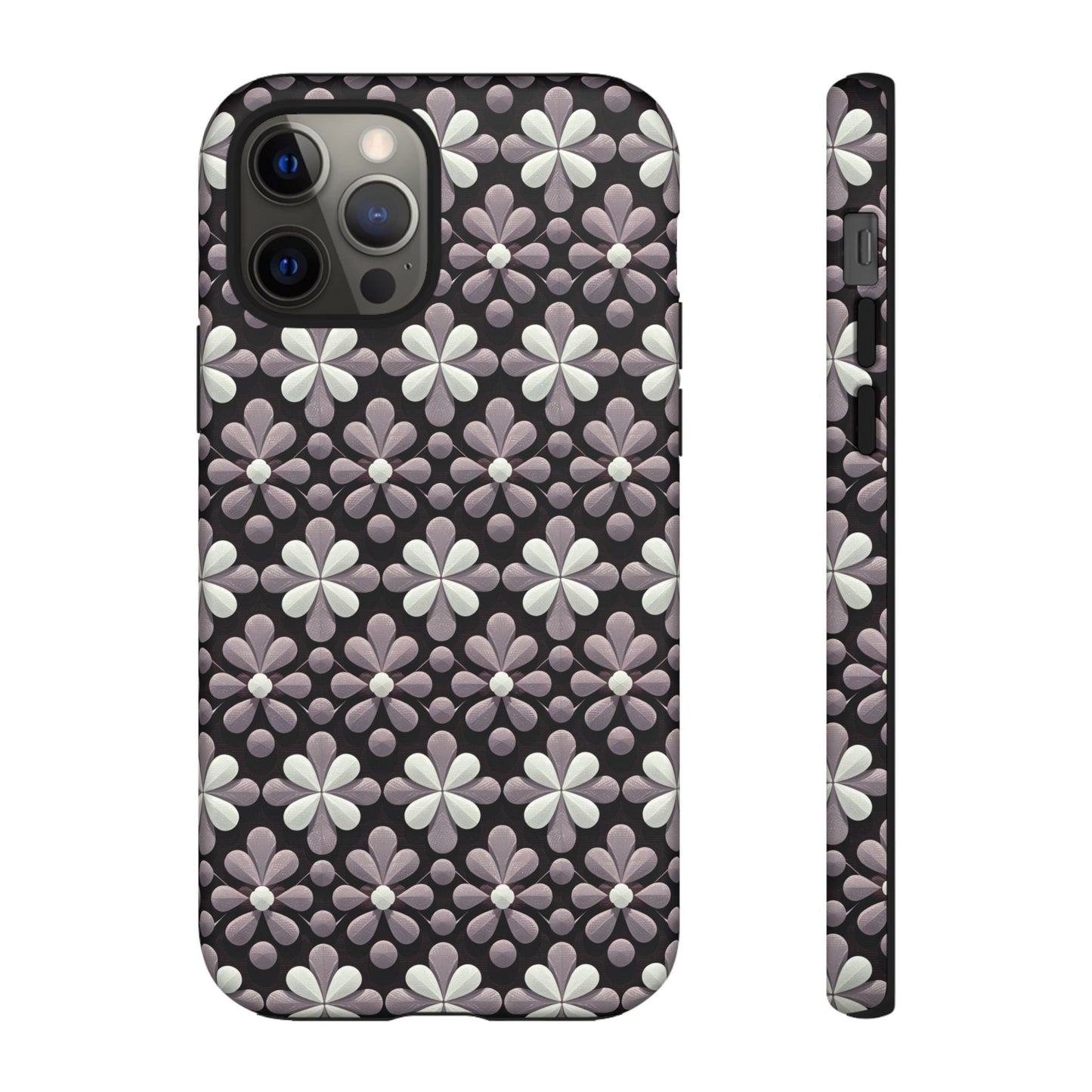 iphone case Noir Petal Relief iPhone 12 Pro