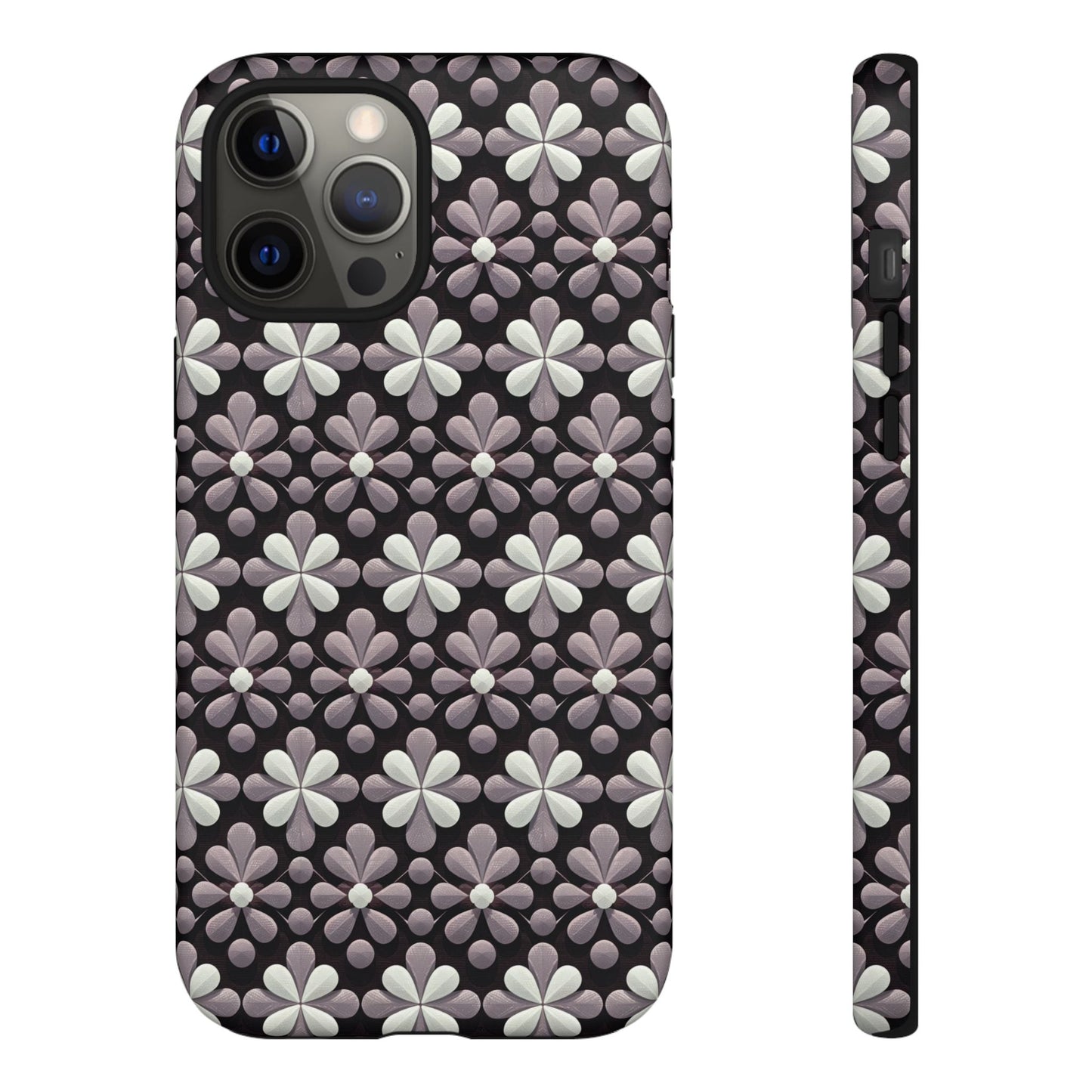 iphone case Noir Petal Relief iPhone 12 Pro Max