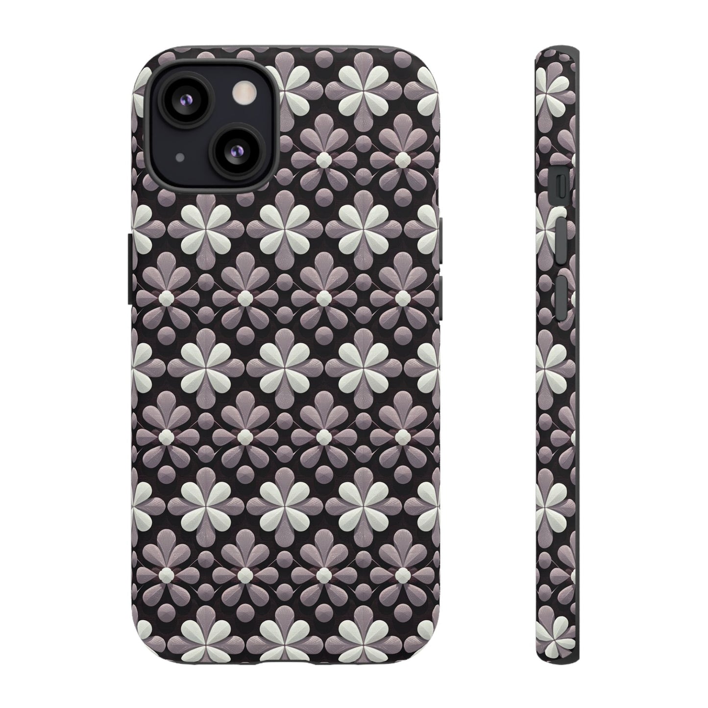 iphone case Noir Petal Relief iPhone 13