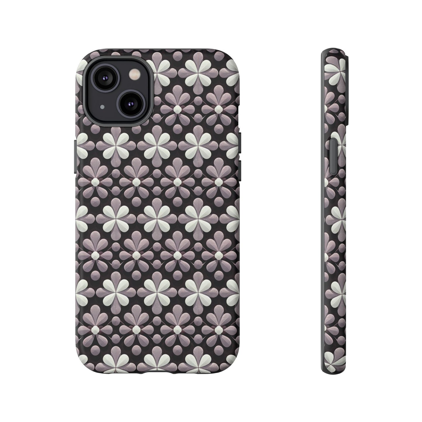 iphone case Noir Petal Relief iPhone 14 Plus