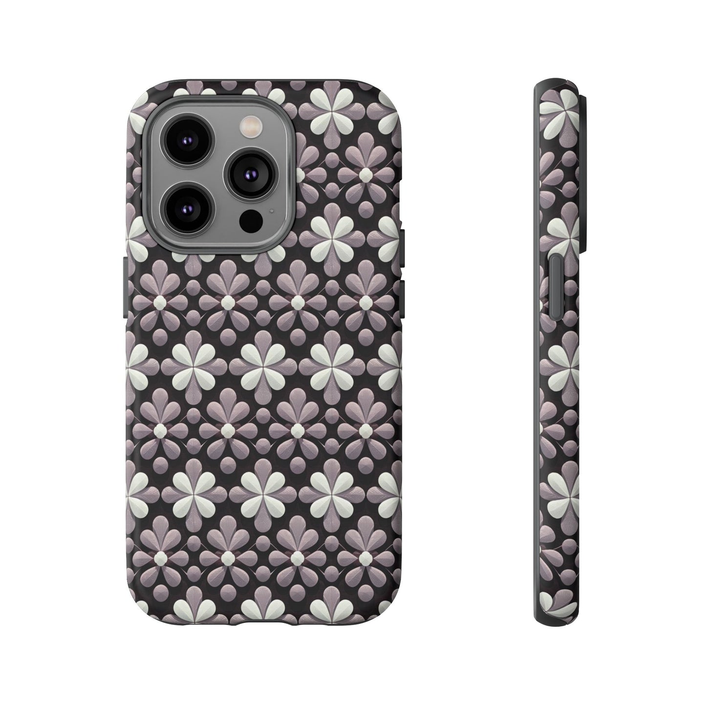 iphone case Noir Petal Relief iPhone 14 Pro