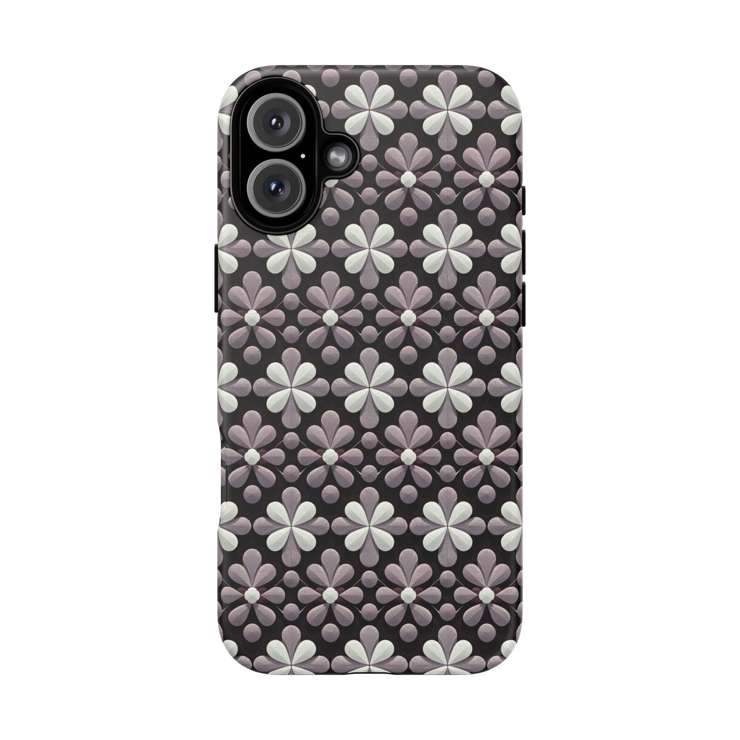 iphone case Noir Petal Relief iPhone 16 Plus