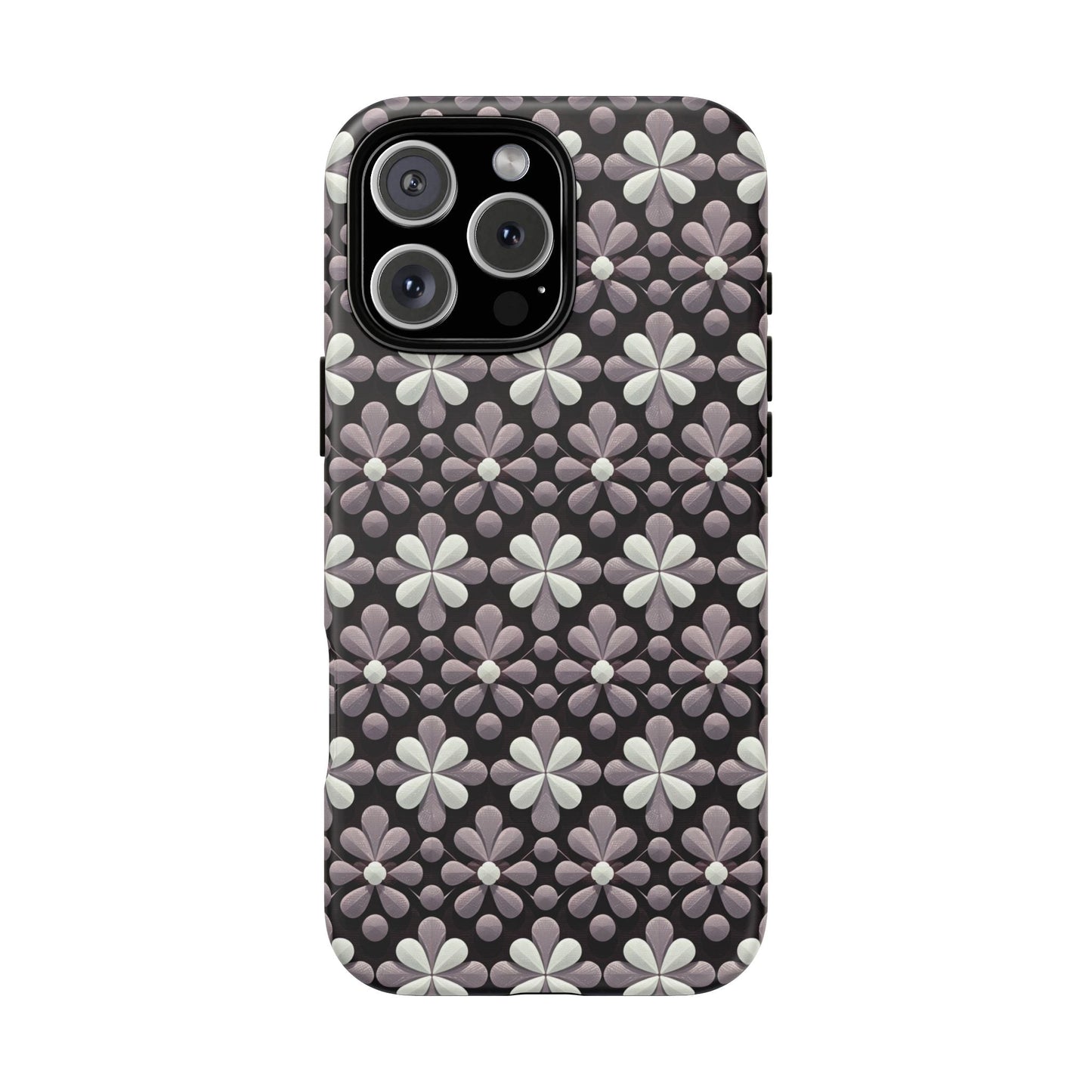 iphone case Noir Petal Relief iPhone 16 Pro Max