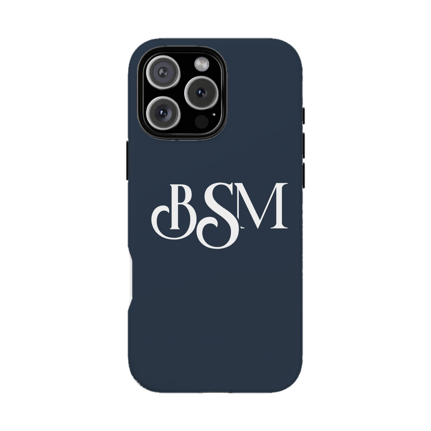 iphone case Ocean Depth Elegant 3 Initials
