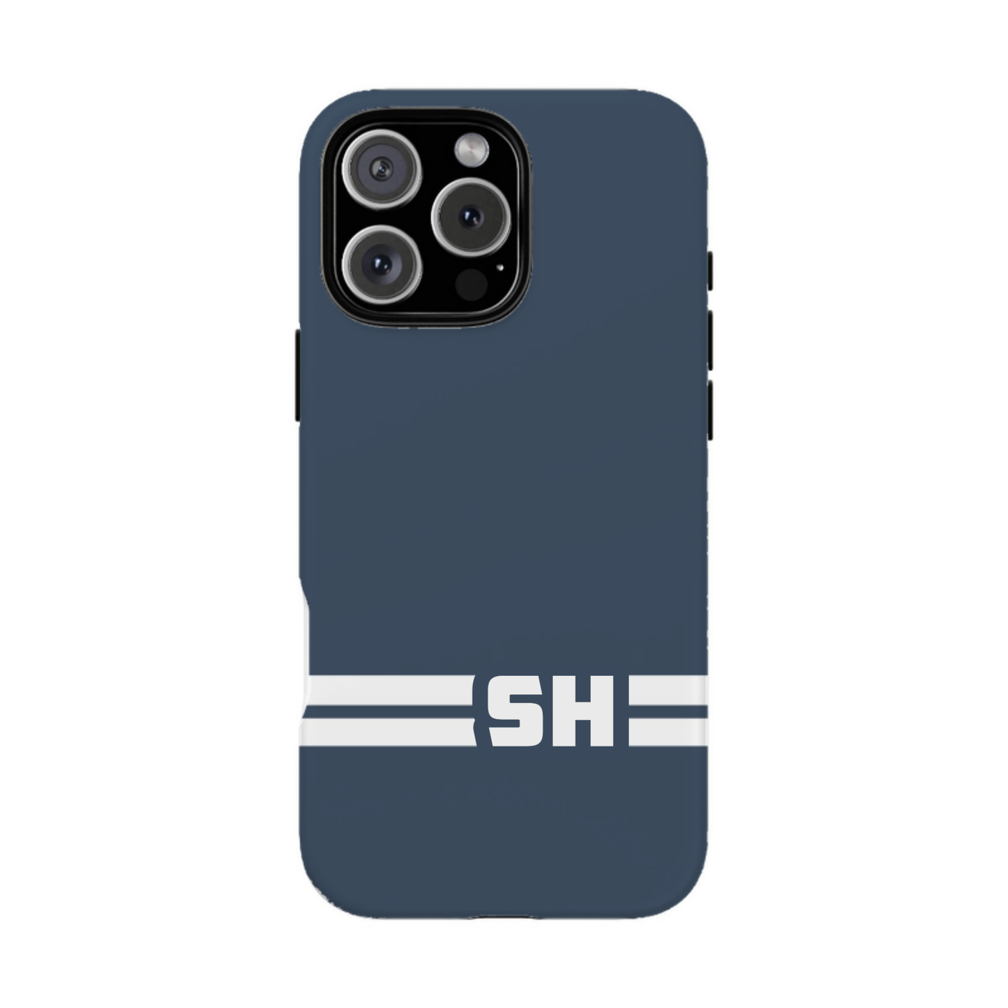 iphone case Ocean Depth Racing Stripe Monogram