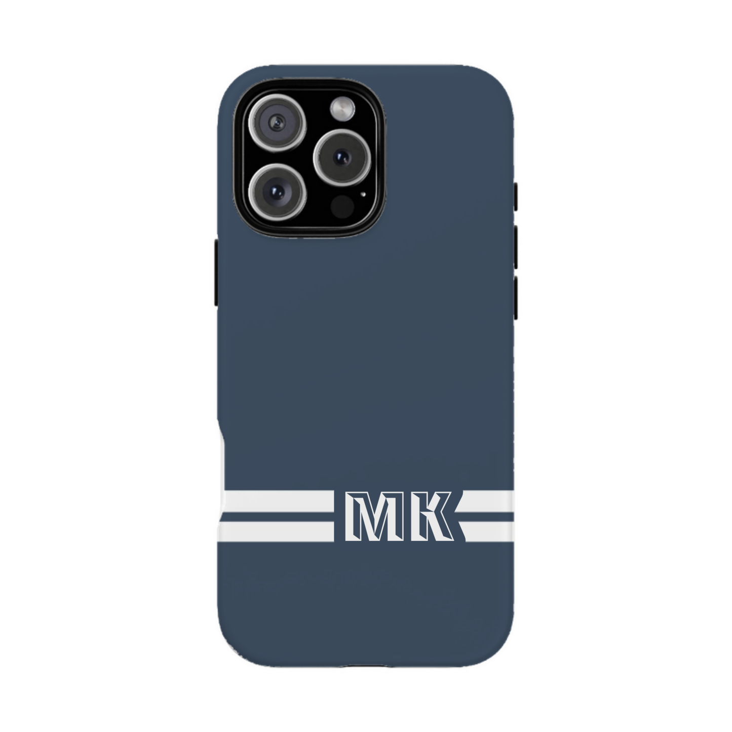 iphone case Ocean Depth Racing Stripe Monogram