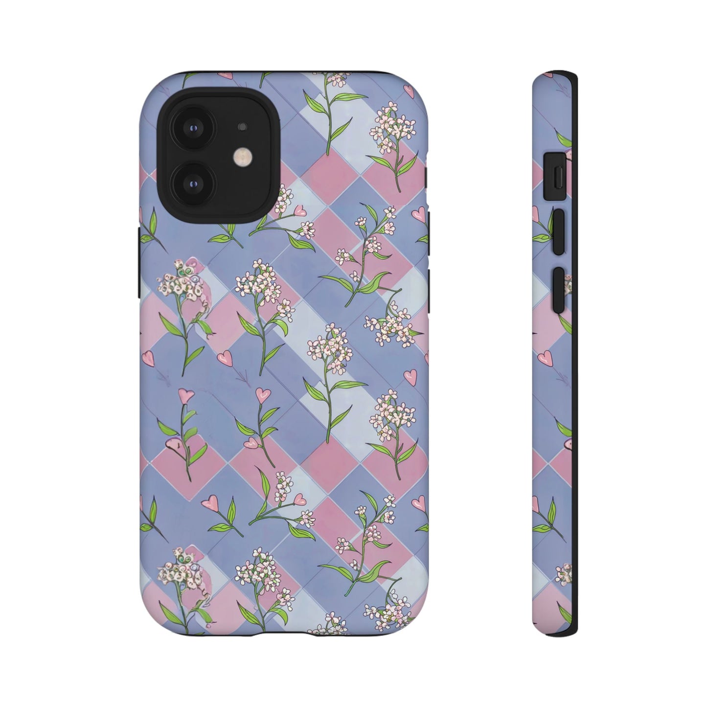 iphone case Pastel Hearts & Blossoms iPhone 12 Mini