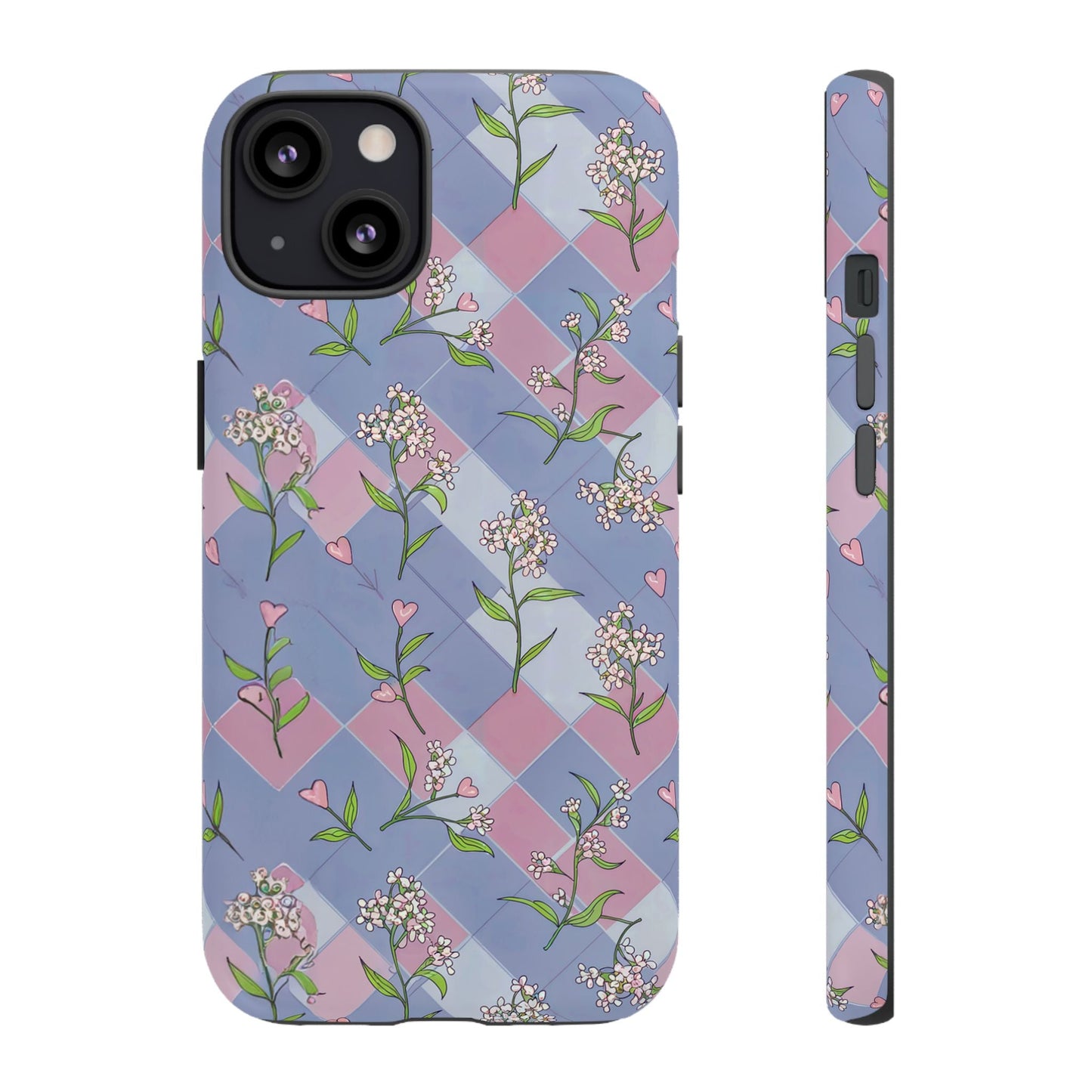 iphone case Pastel Hearts & Blossoms iPhone 13