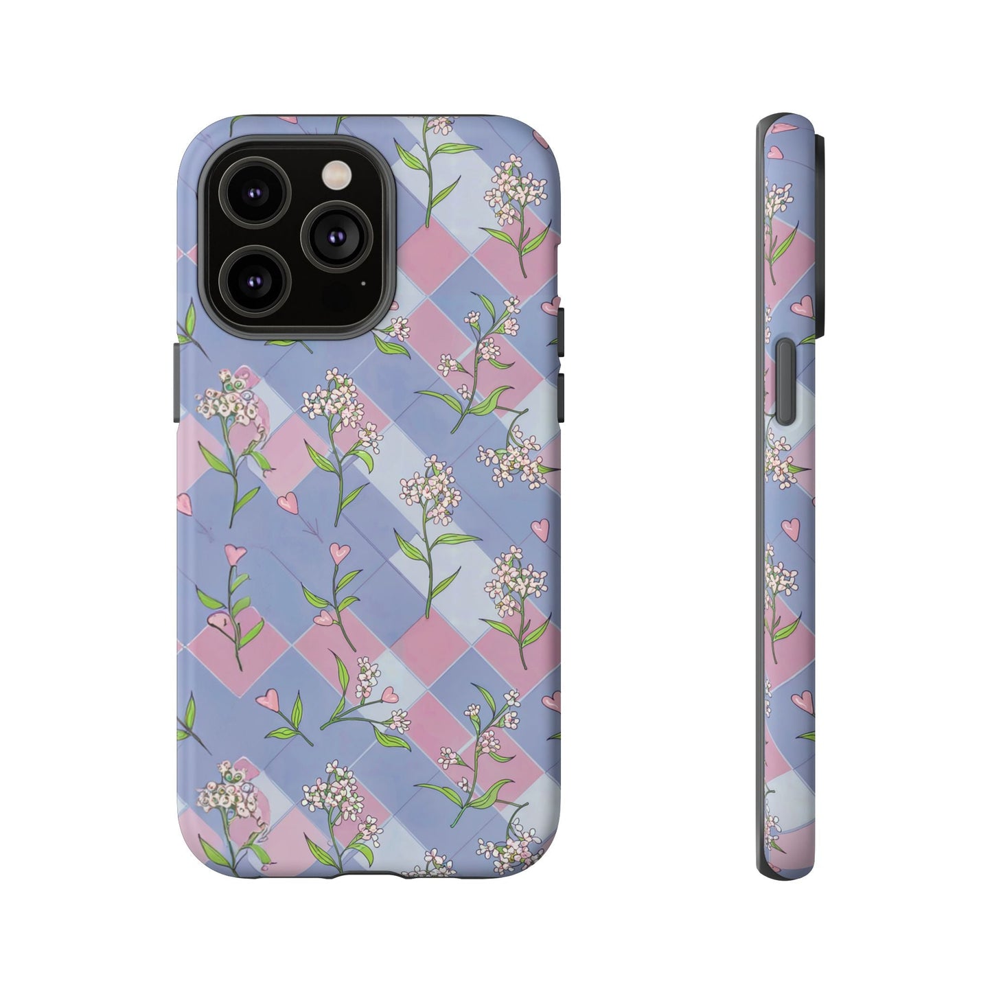 iphone case Pastel Hearts & Blossoms iPhone 14 Pro Max