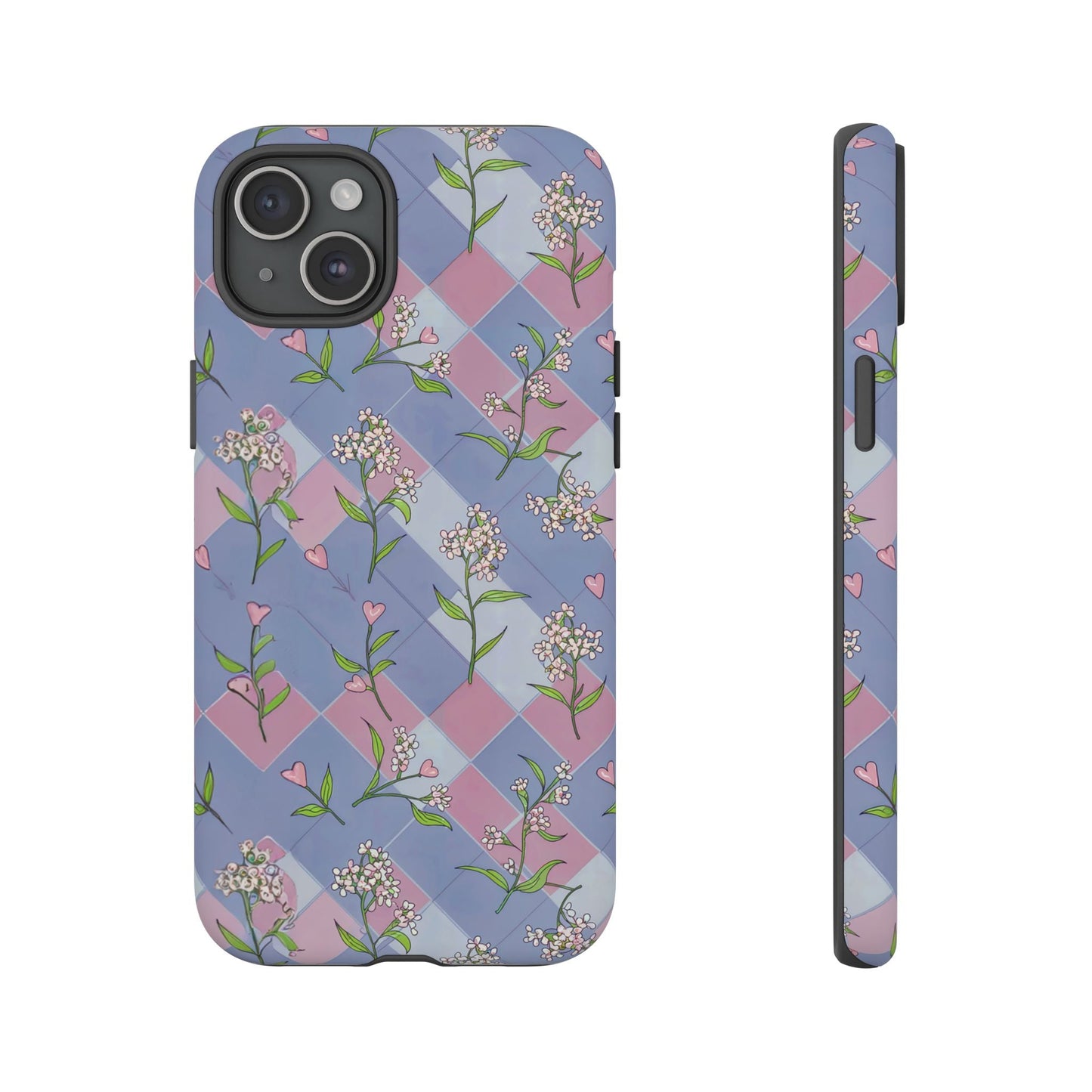 iphone case Pastel Hearts & Blossoms iPhone 15 Plus