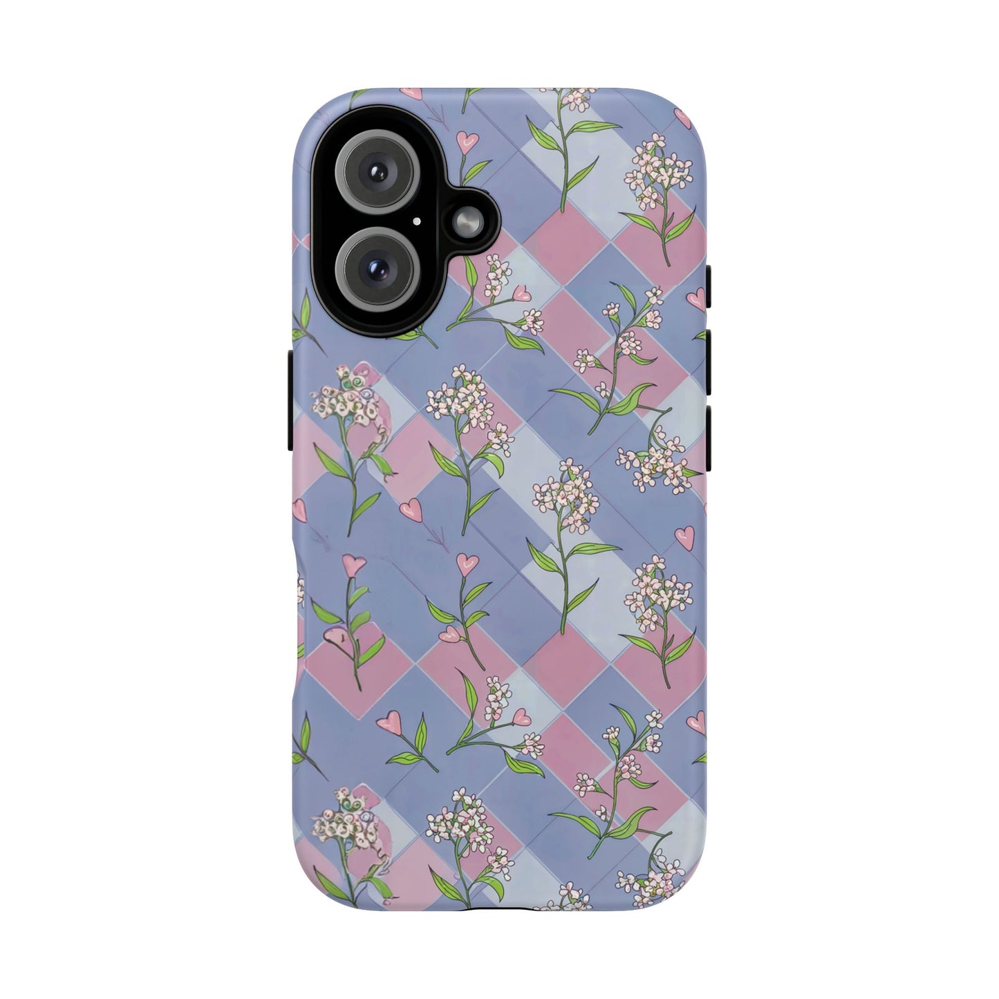 iphone case Pastel Hearts & Blossoms iPhone 16