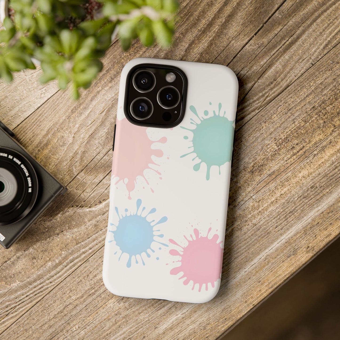 iphone case Pastel Paint Splashes